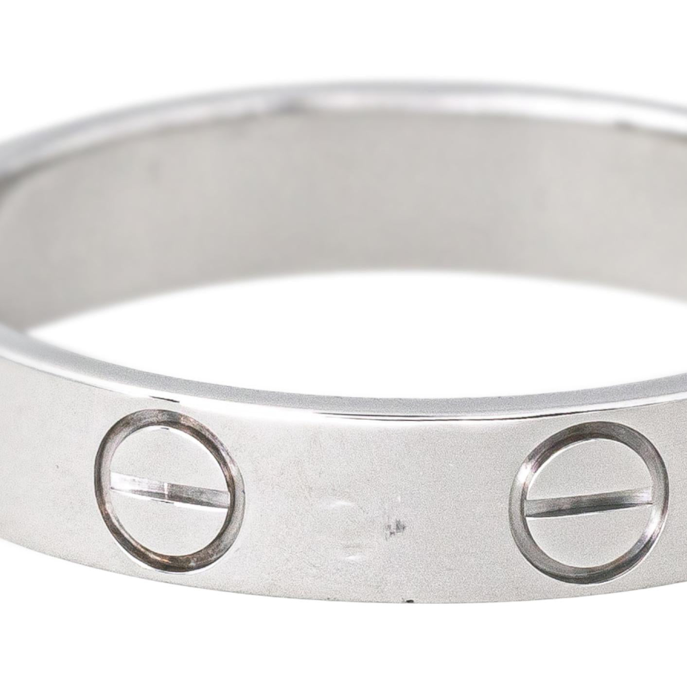 Cartier Bague Love Or blanc