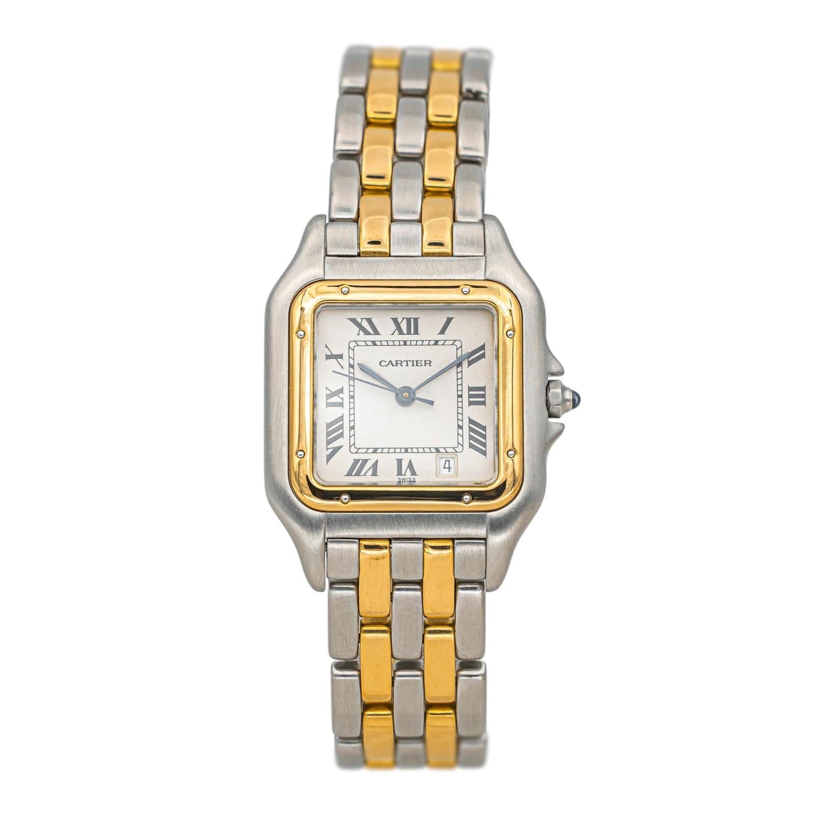 Cartier Montre Panthère Acier, Or jaune