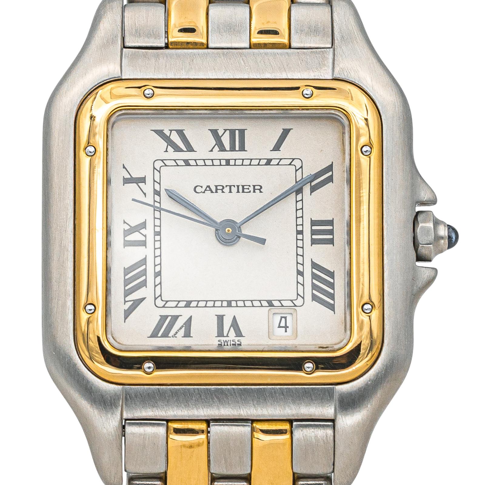 Cartier Montre Panthère Acier, Or jaune