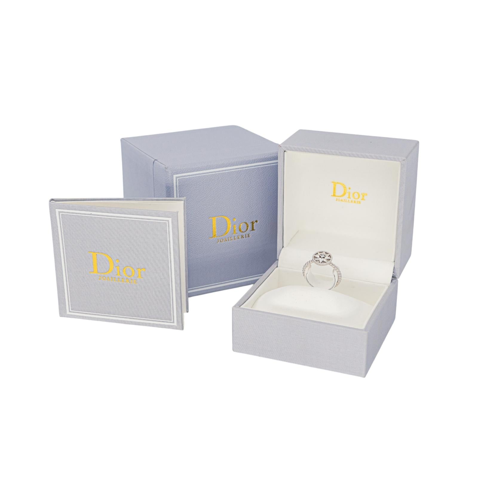 Dior Bague Rose des vents Or blanc Diamant