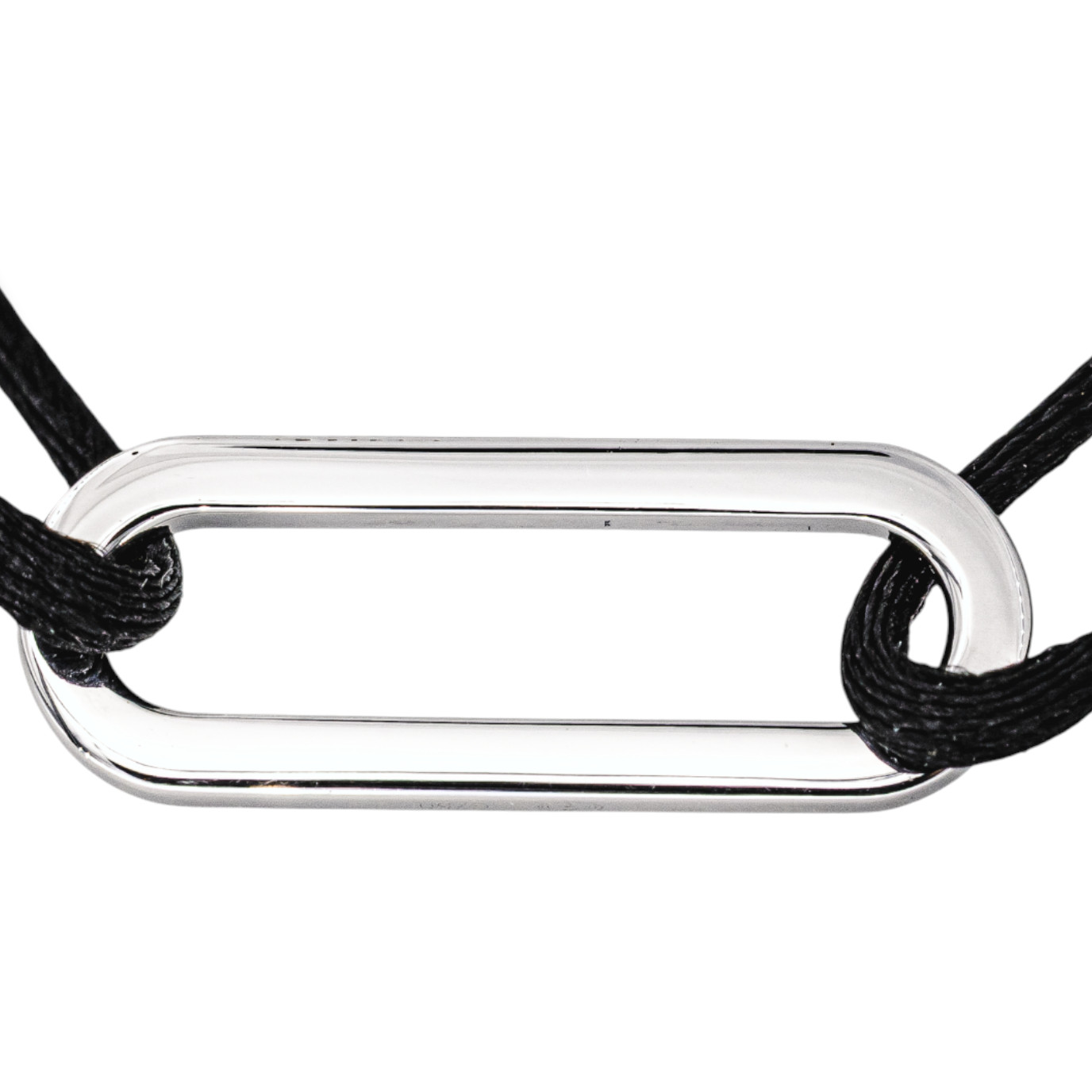 Dinh Van Bracelet Cordon Maillon Or blanc