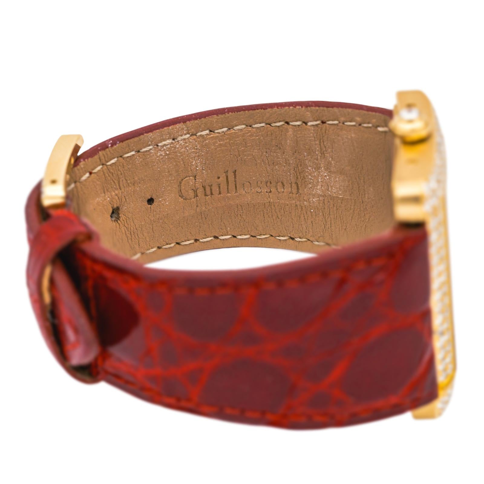 Cartier Montre Tank Divan Or jaune Diamant