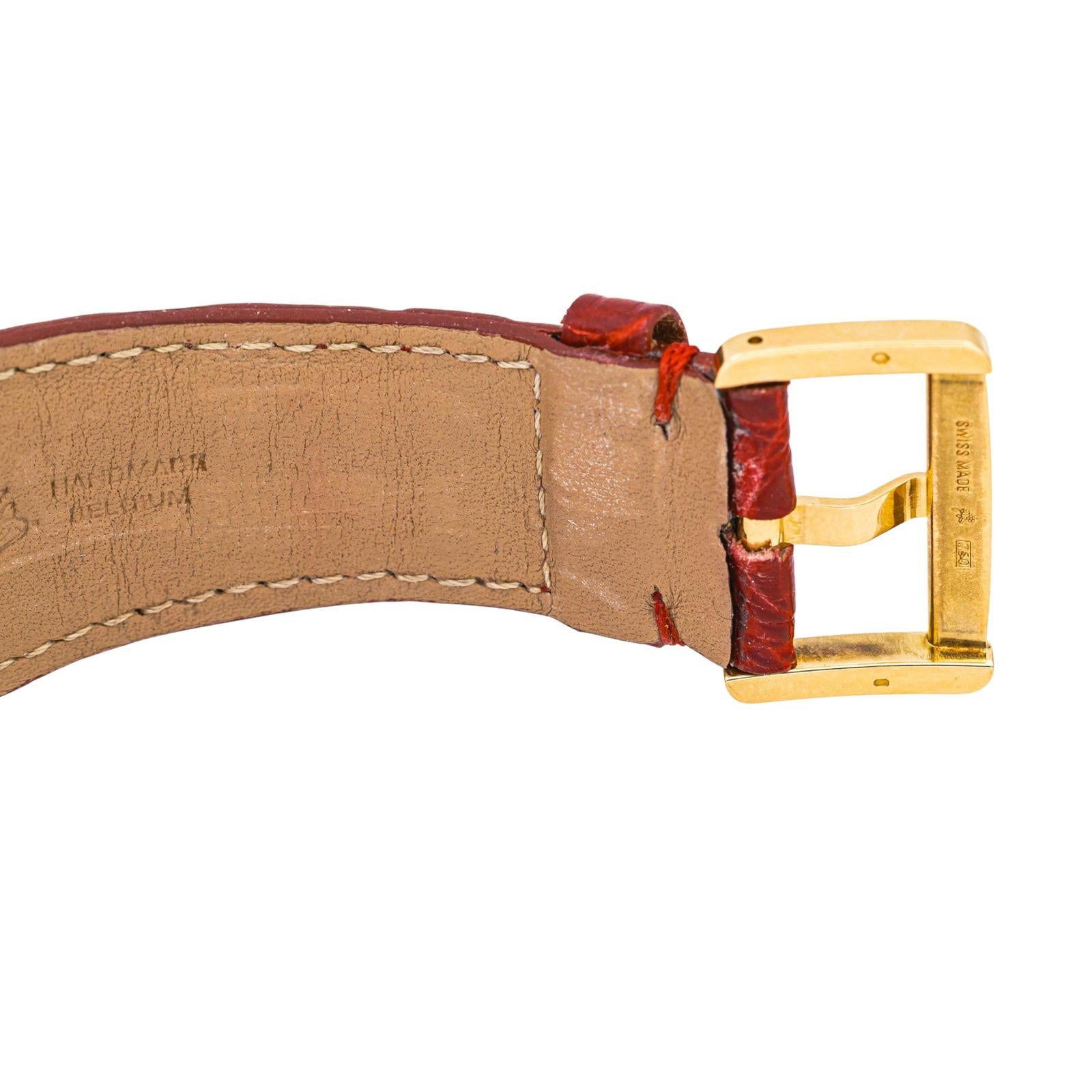 Cartier Montre Tank Divan Or jaune Diamant