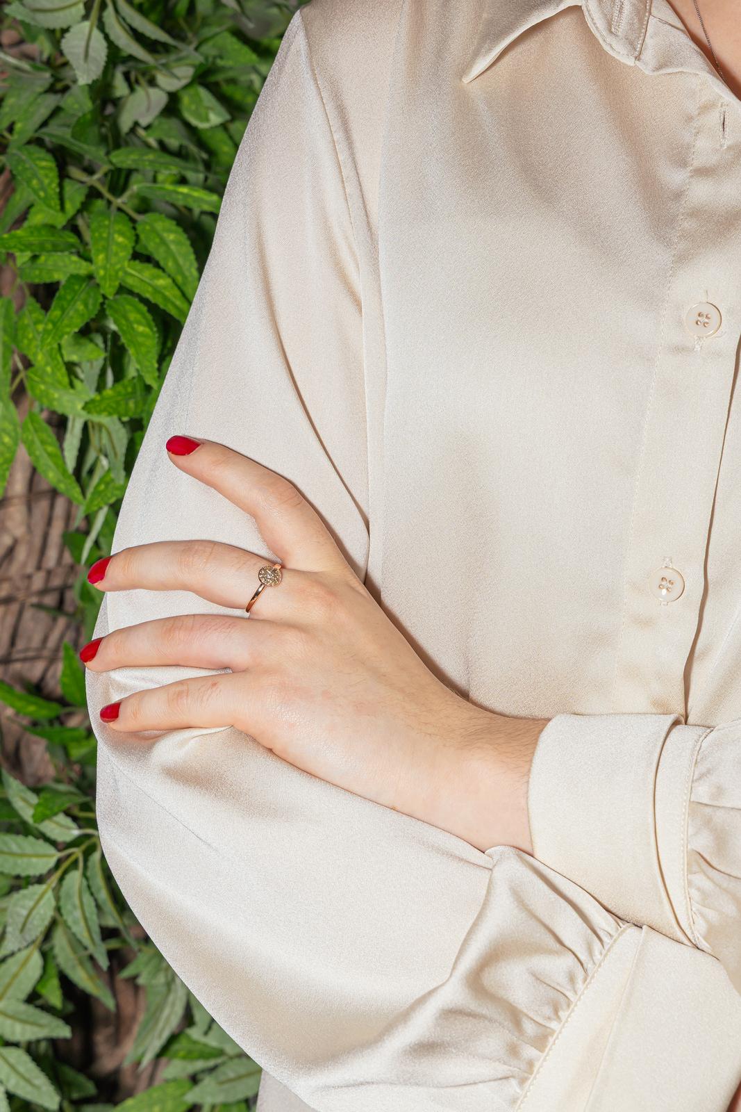 Pomellato  Bague  Sabbia Or rose Diamant