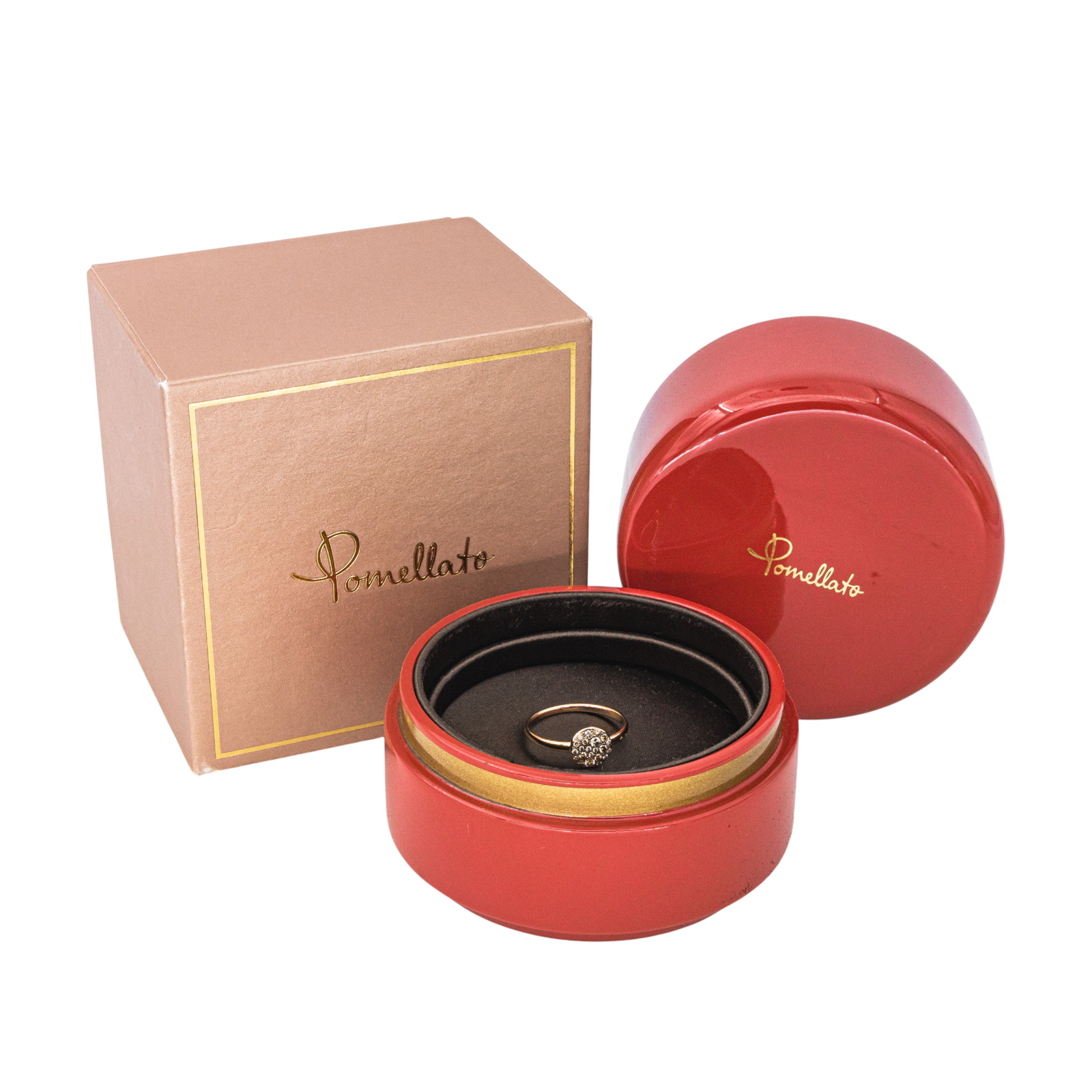 Pomellato  Bague  Sabbia Or rose Diamant