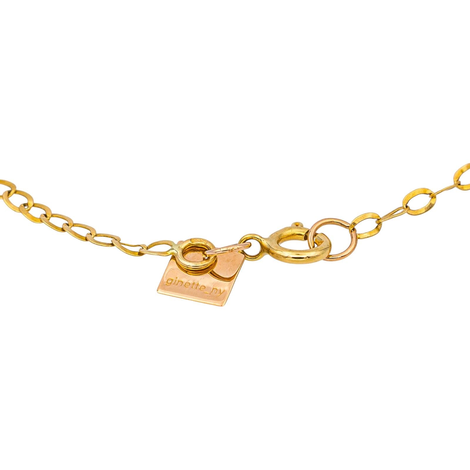 Ginette NY Bracelet  Angele mini heart  Or rose