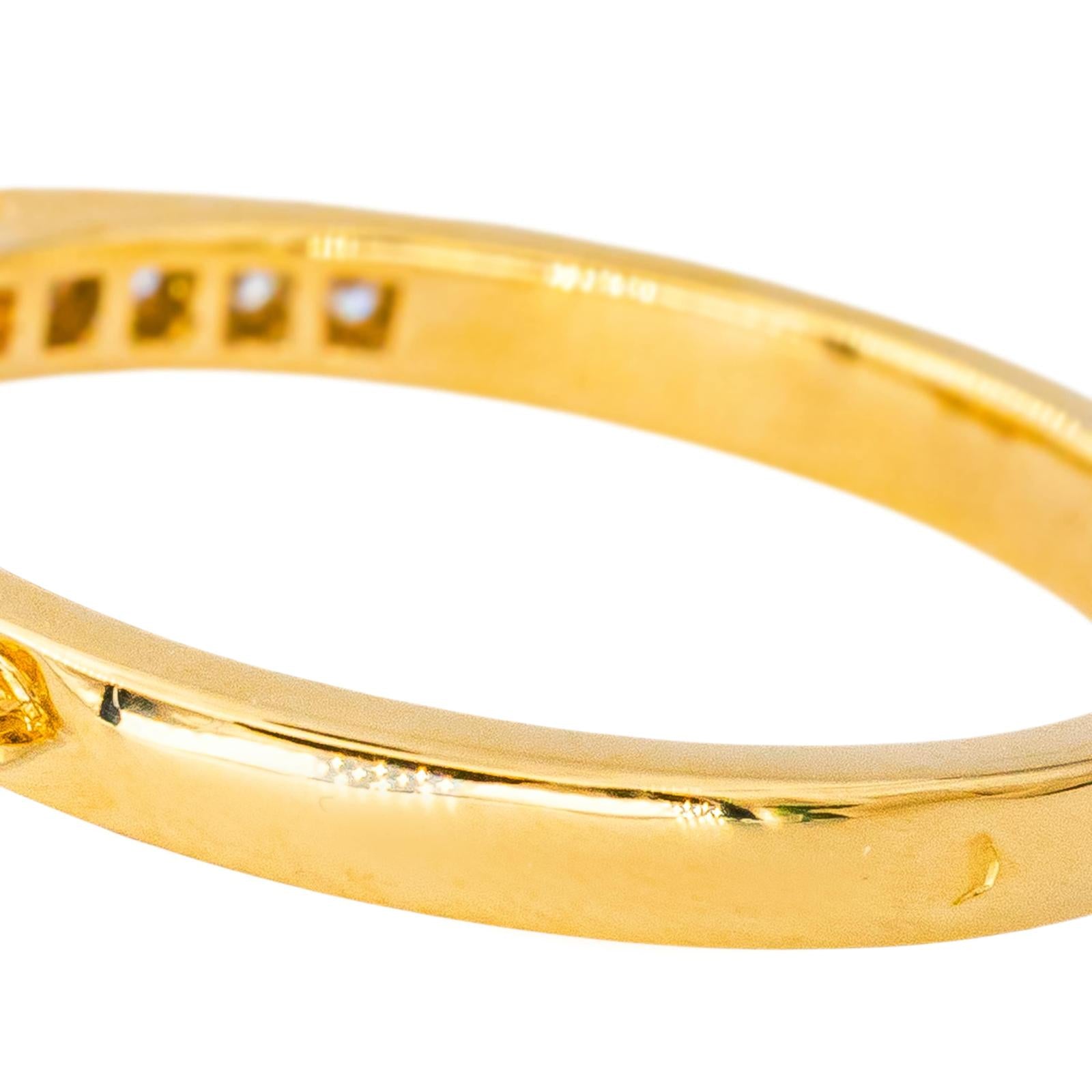 Tiffany & Co Bague Marguerite   Or jaune Saphir