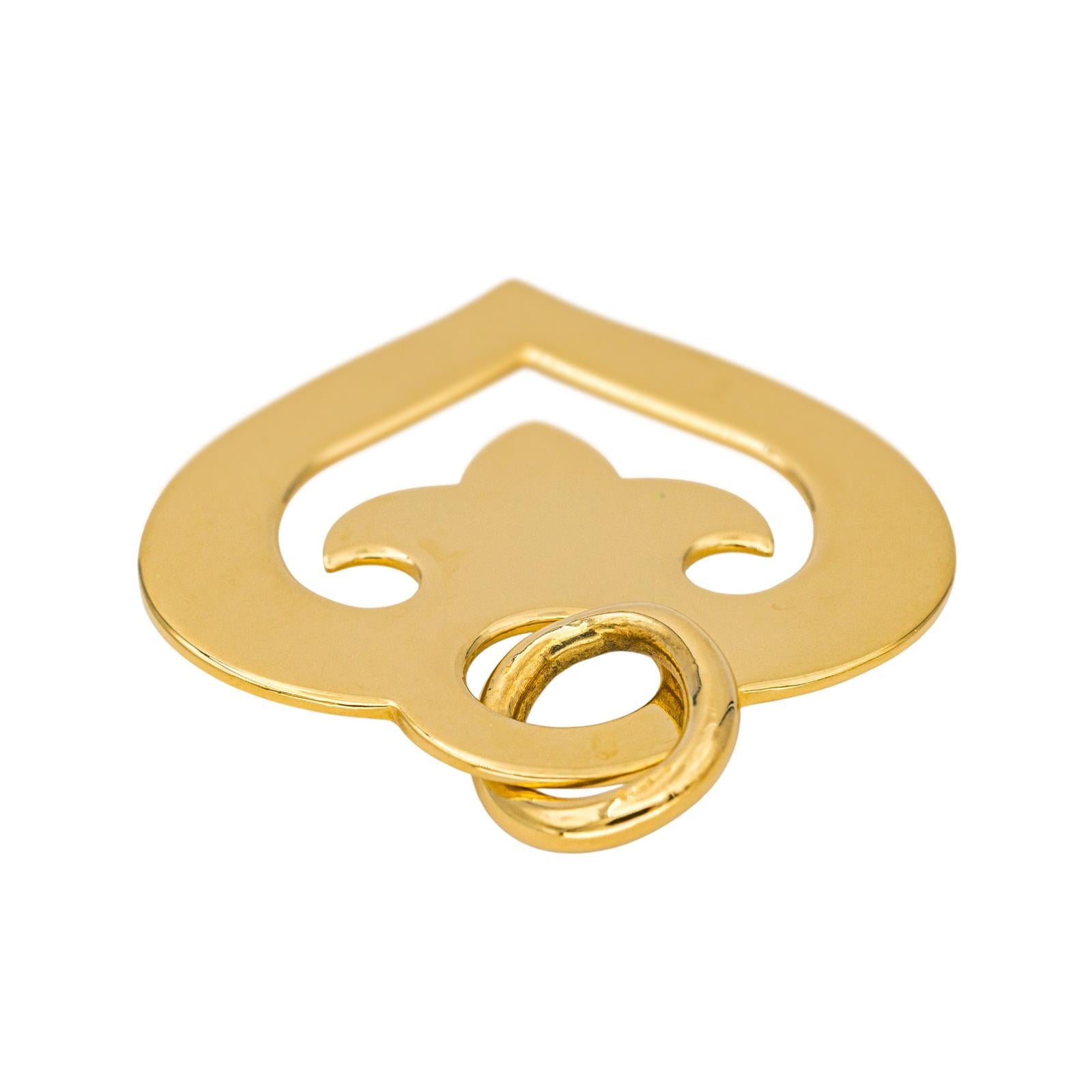 O.J. Perrin Pendentif  Cœur Légendes Or jaune