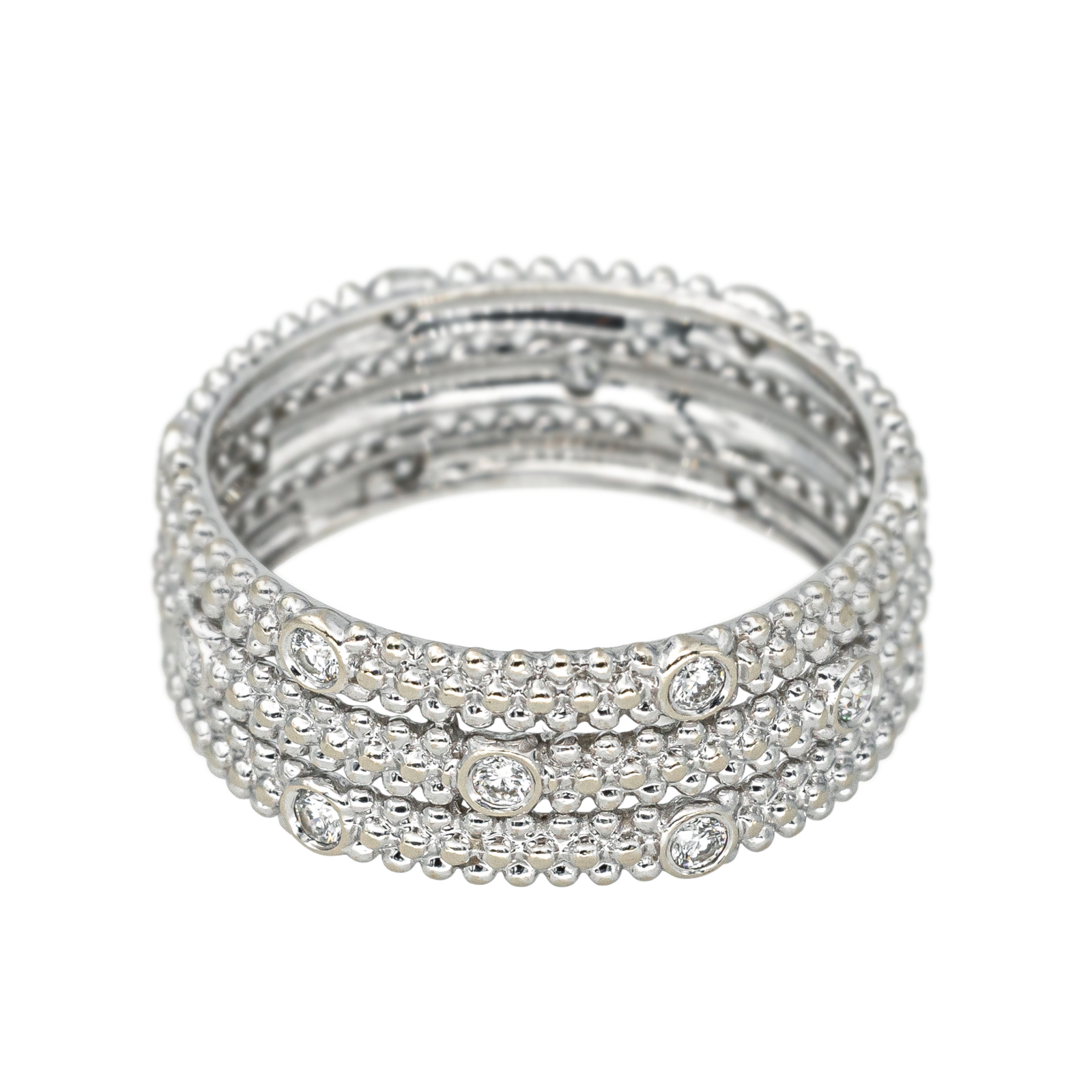 Mauboussin Bague  Bandeau Le premier jour  Or blanc  Diamant