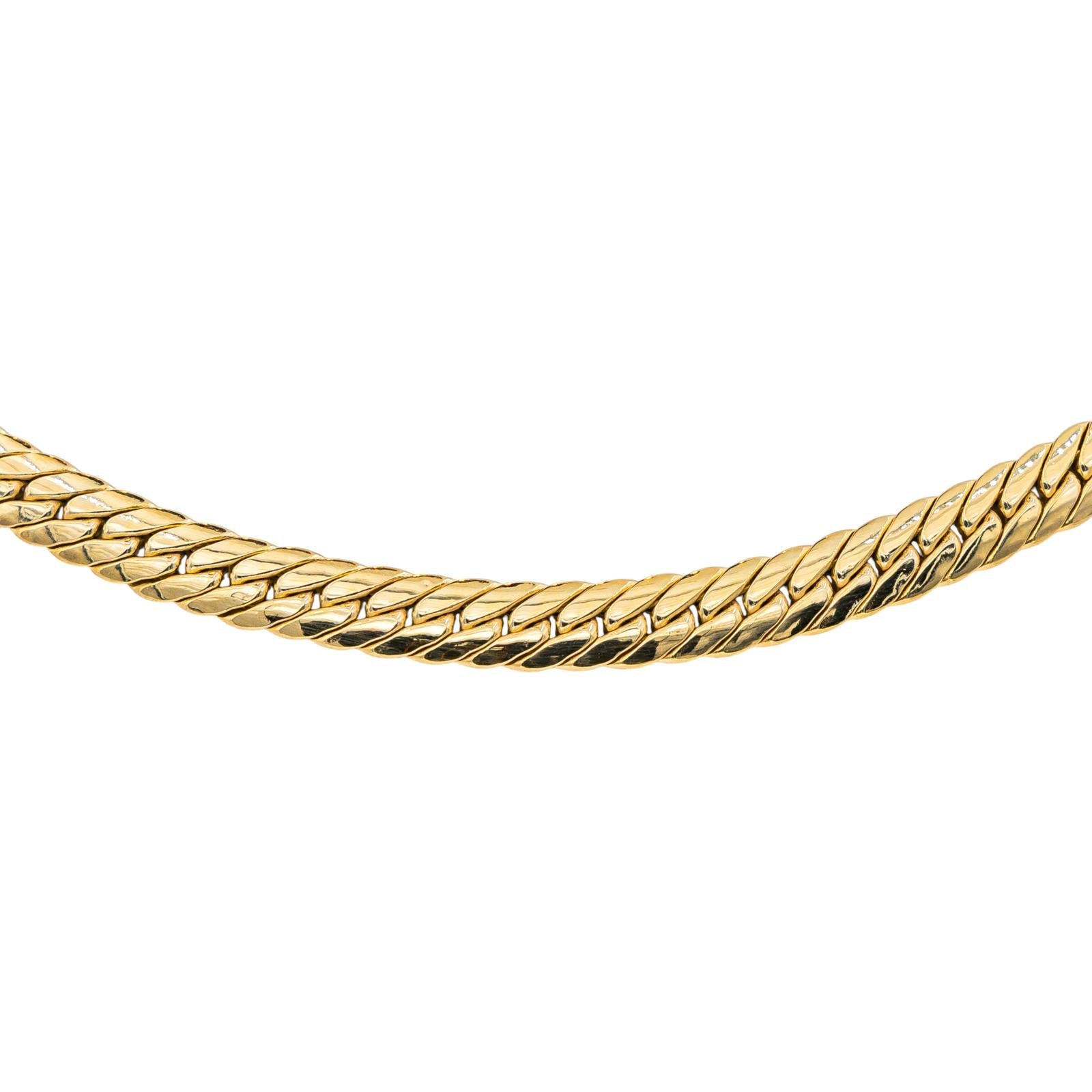 Collier Maille Anglaise Or jaune