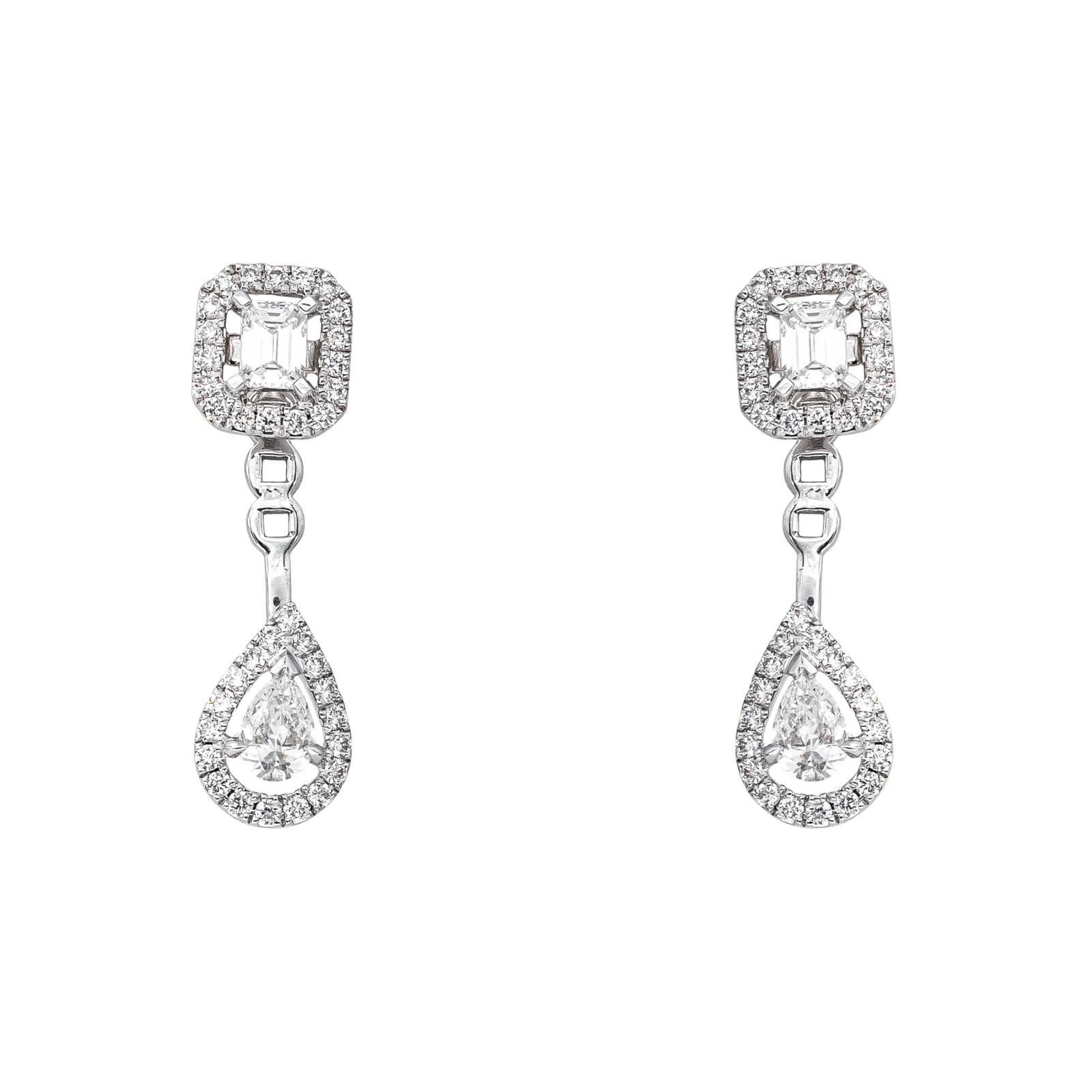 Messika Boucles d'oreilles My twin toi & moi Or blanc Diamant