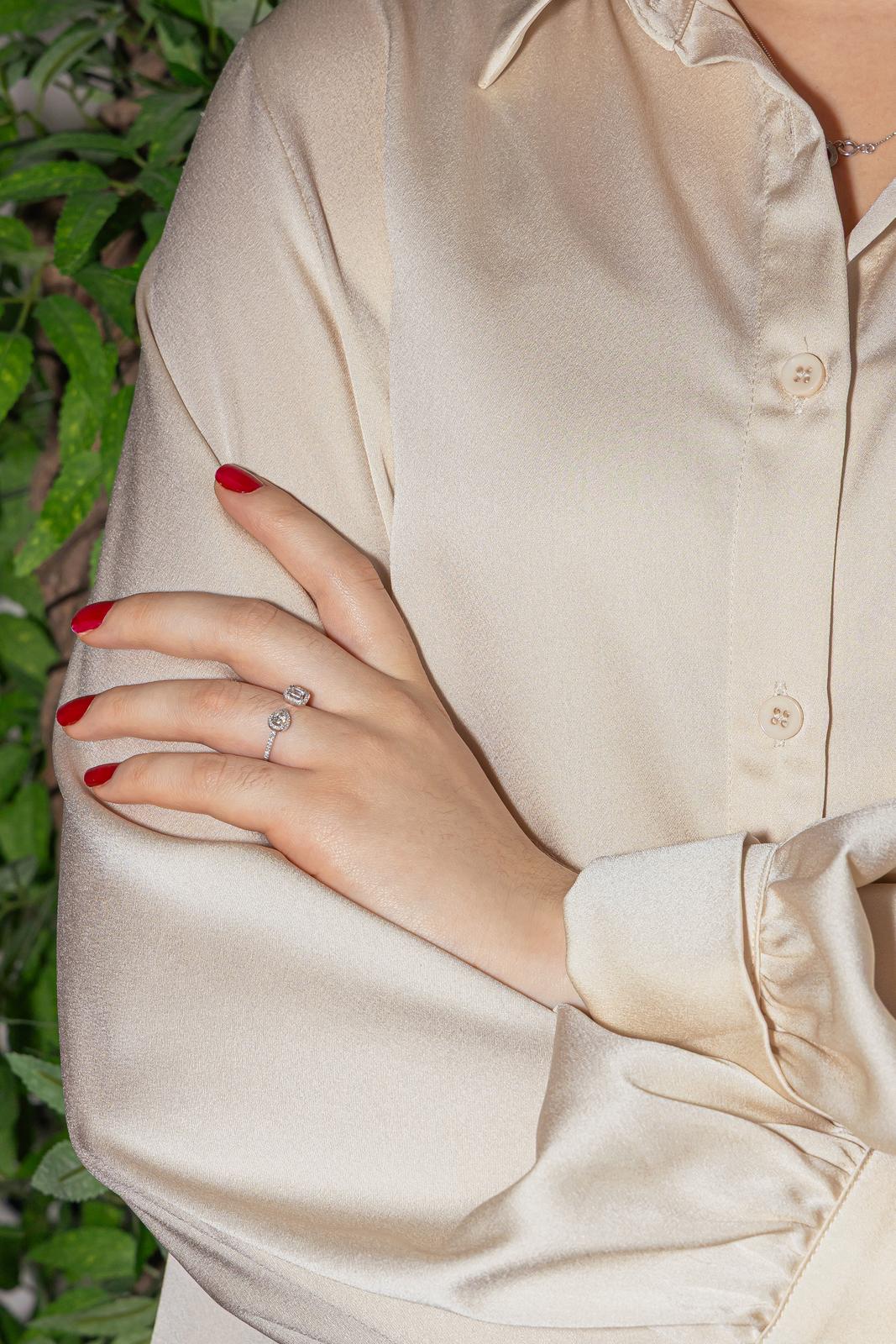 Messika Bague Toi et moi My twin toi & moi Or blanc Diamant