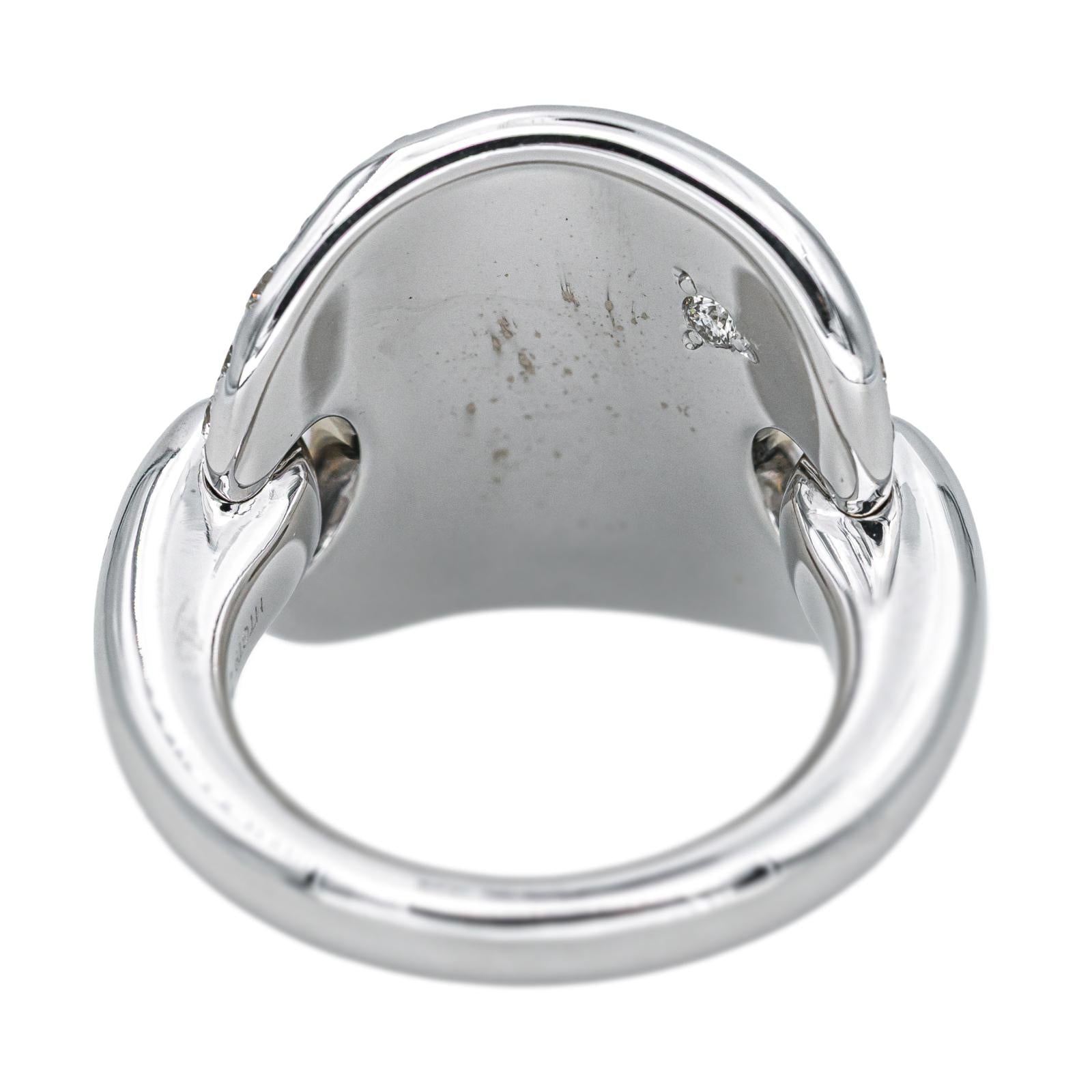 Pomellato  Bague Sabbia Or blanc Diamant