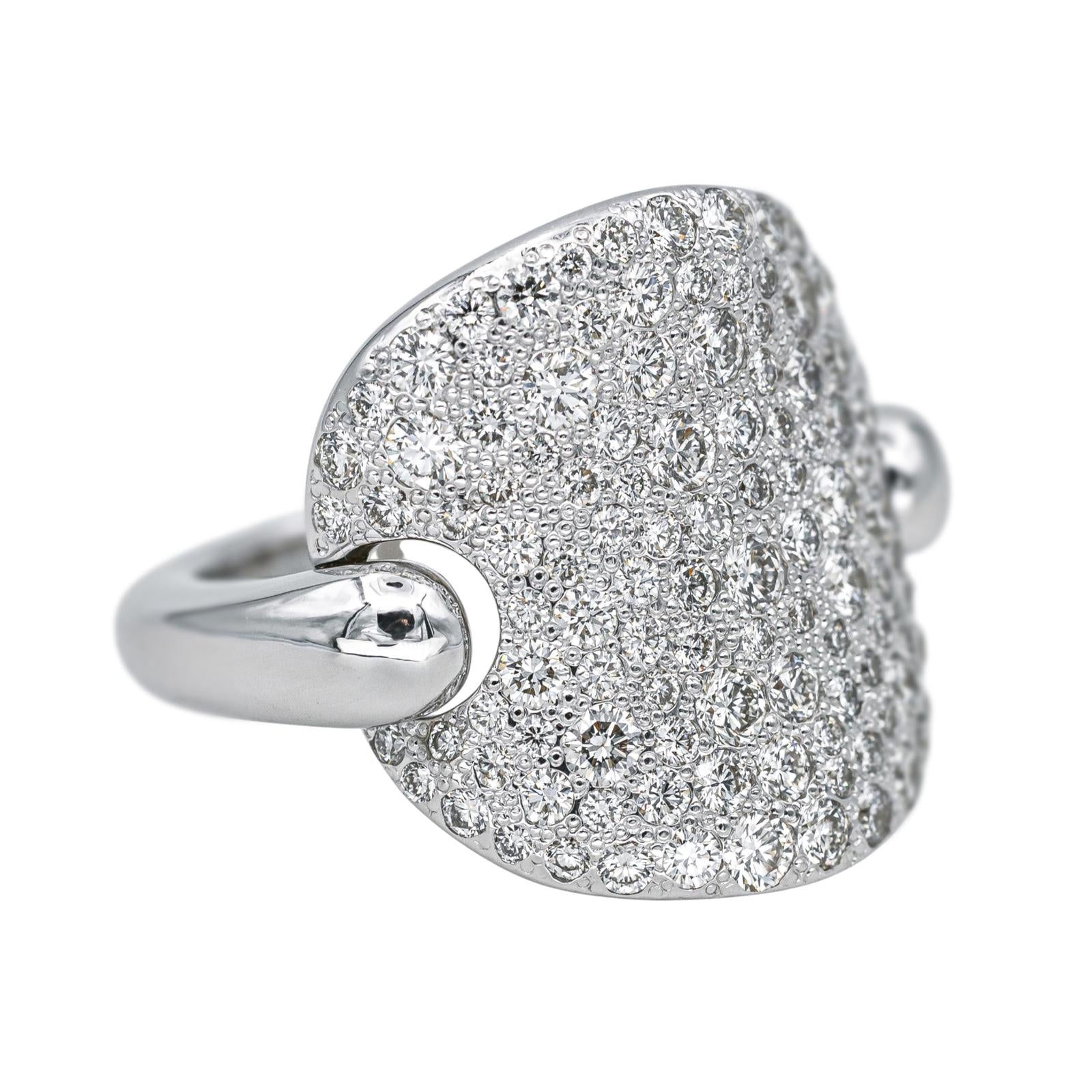 Pomellato  Bague Sabbia Or blanc Diamant