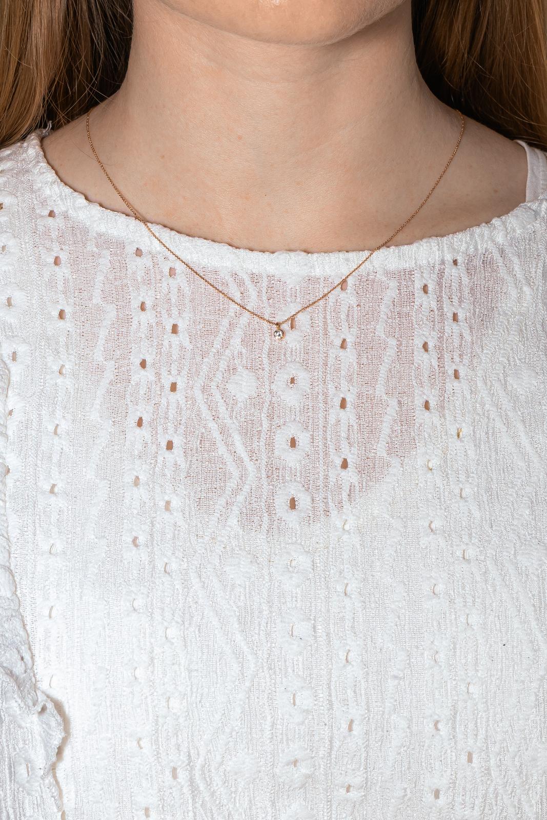 Collier Or rose Diamant