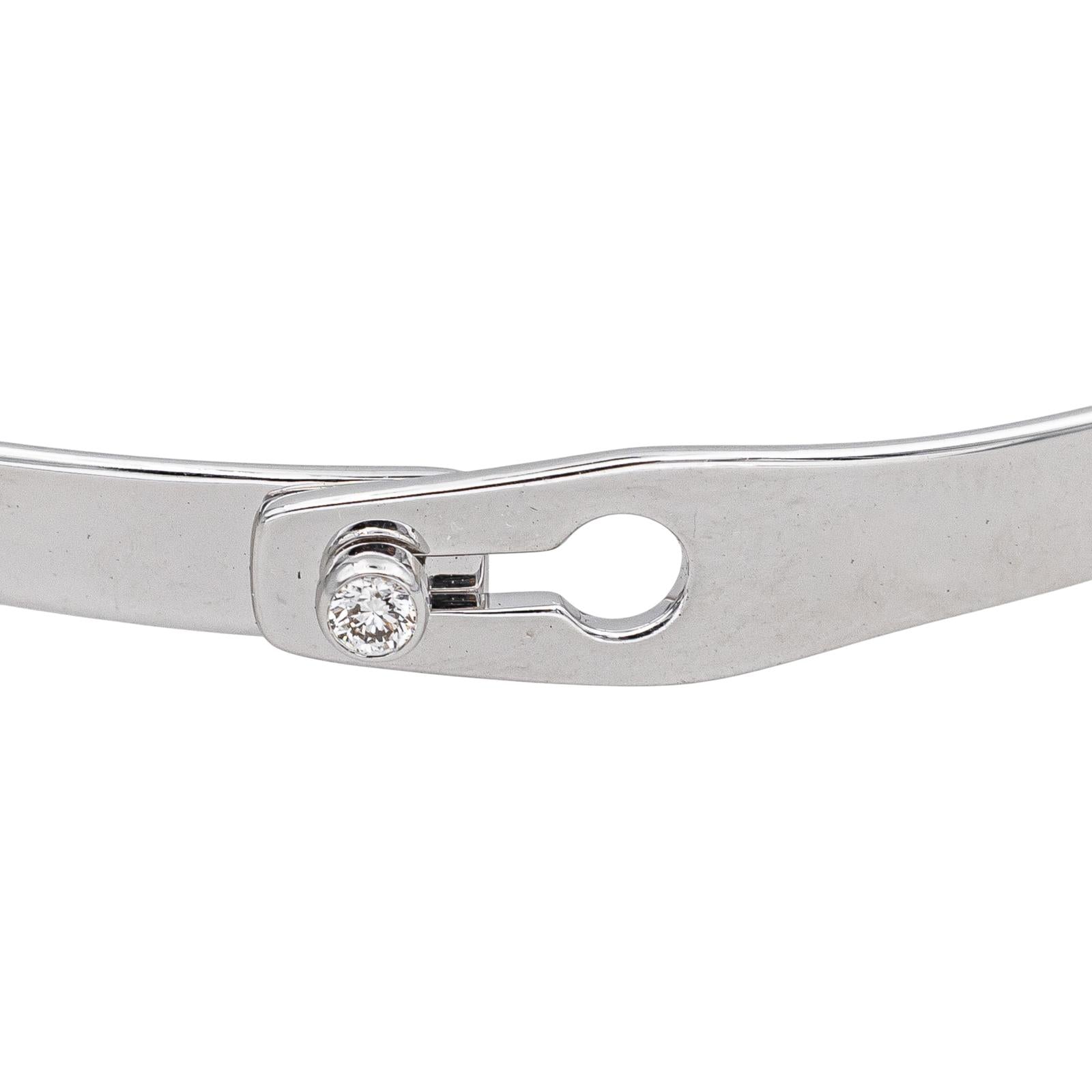 Dinh van Bracelet Serrure Or blanc Diamant