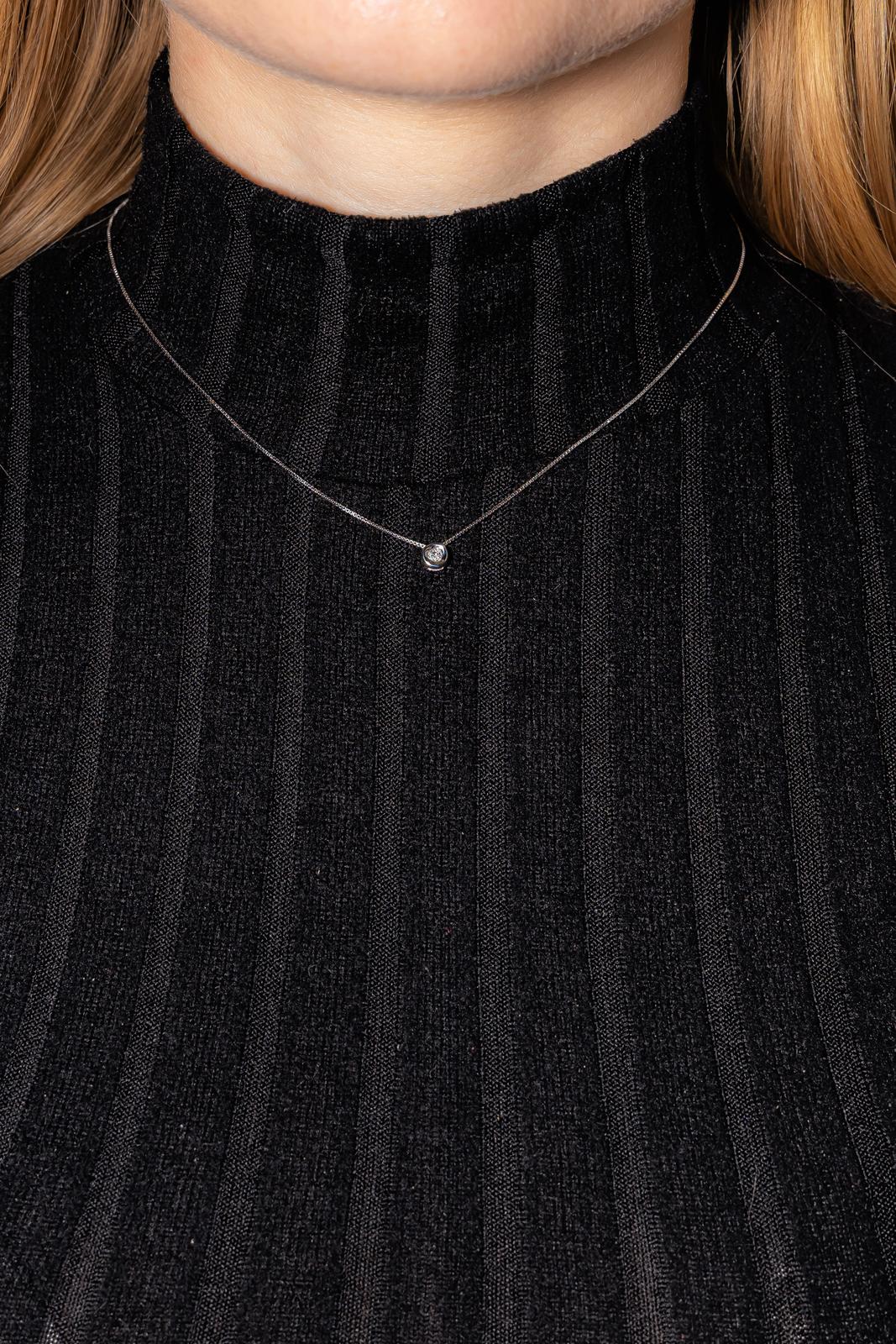 Collier Maille vénitienne Or blanc Diamant