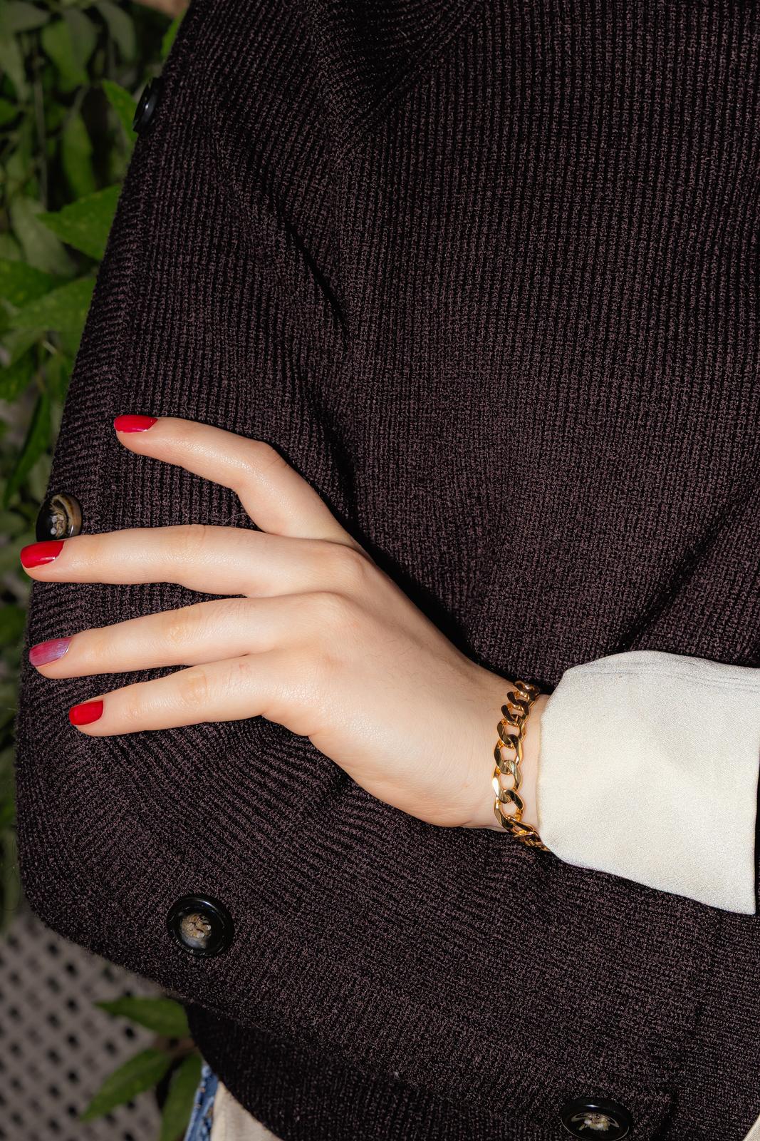 Bracelet Maille Gourmette Or jaune