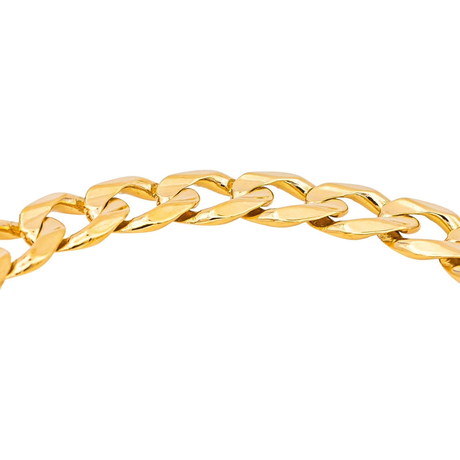 Bracelet Maille Gourmette Or jaune