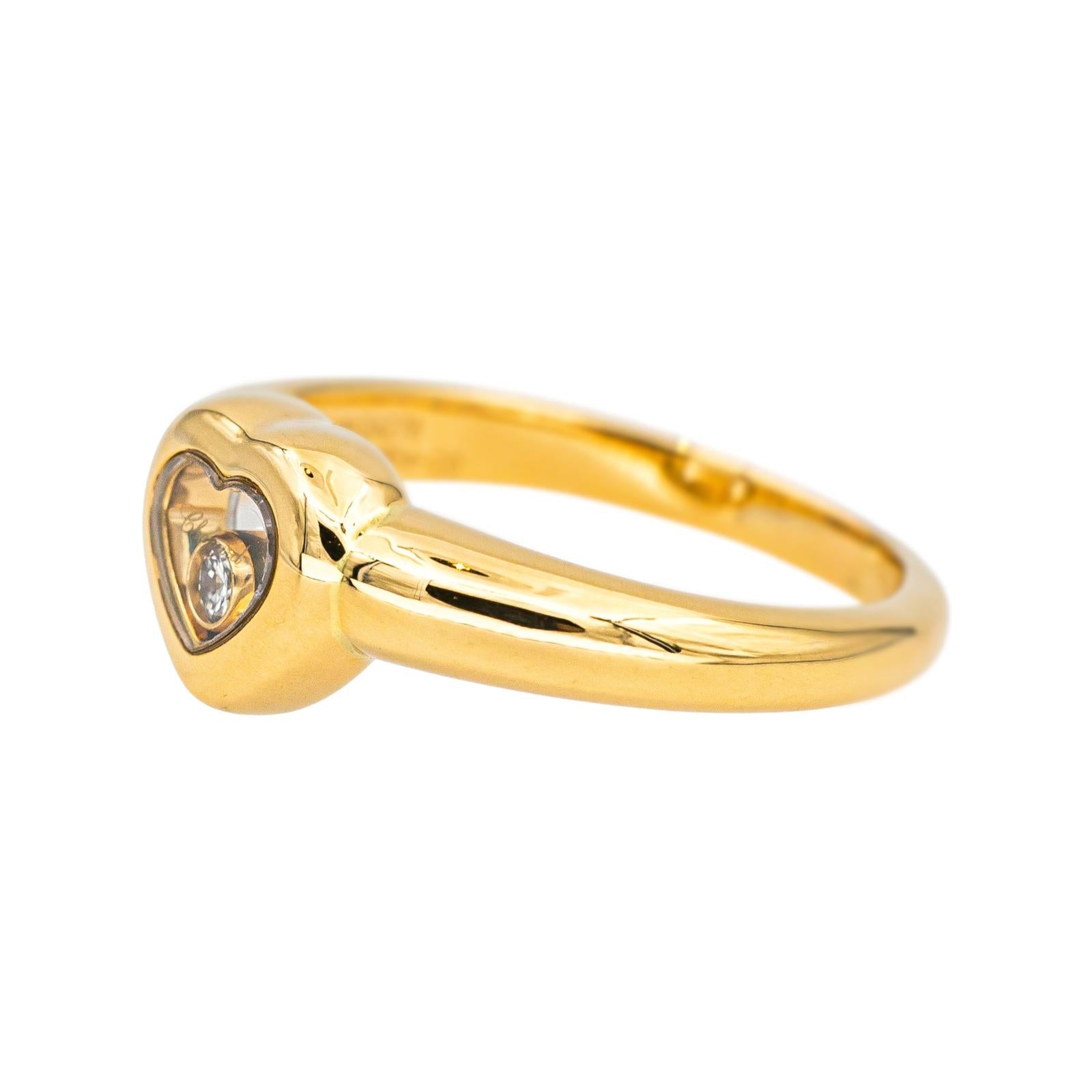Chopard Bague Happy diamond Or jaune Diamant