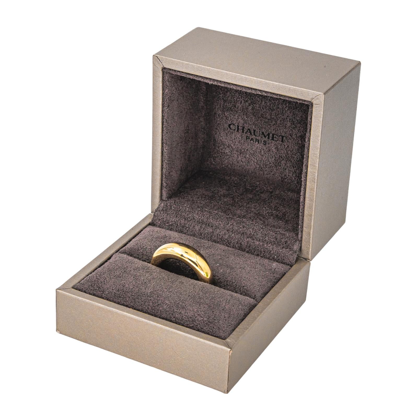 Chaumet Bague Jonc  Or jaune