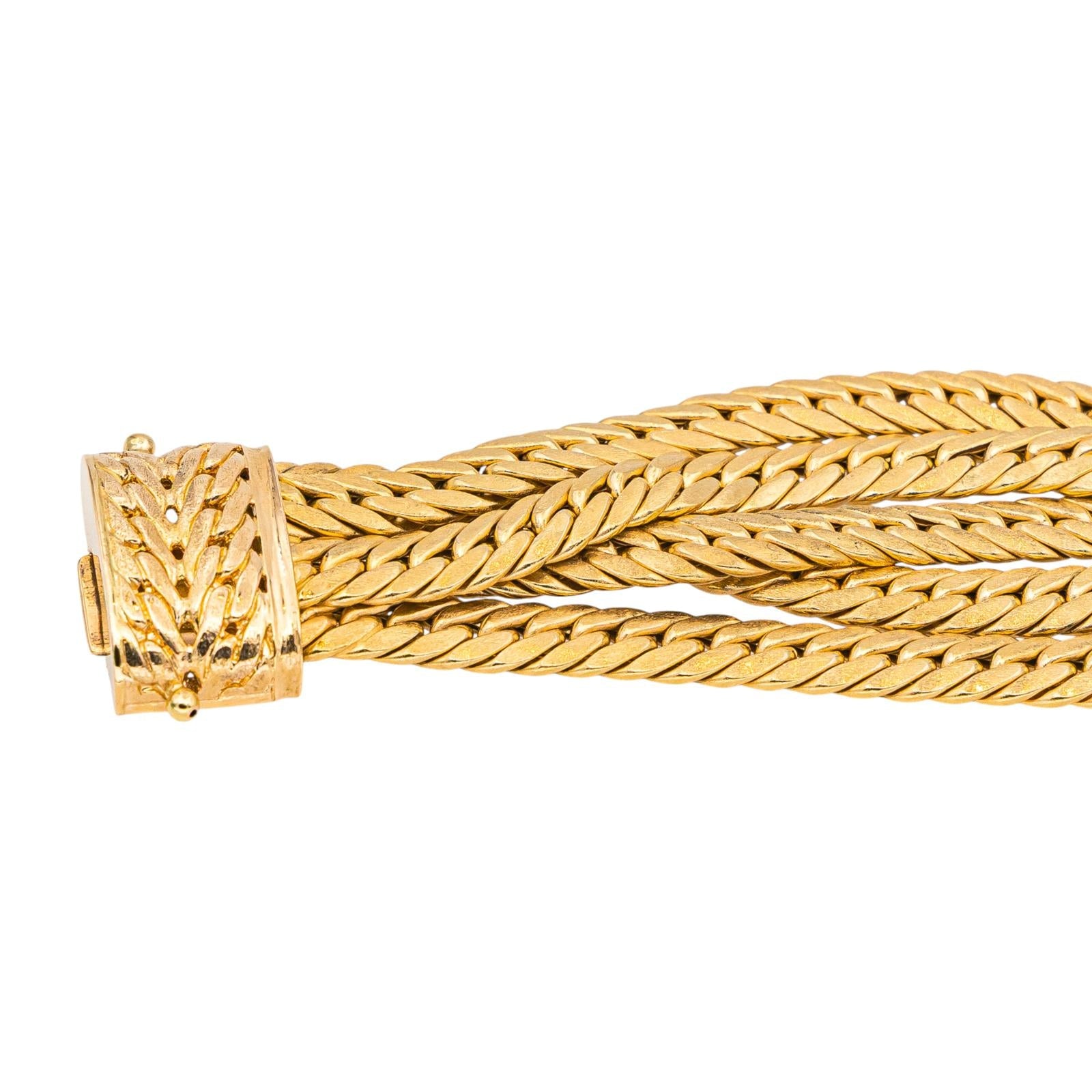 Bracelet Maille anglaise Or jaune