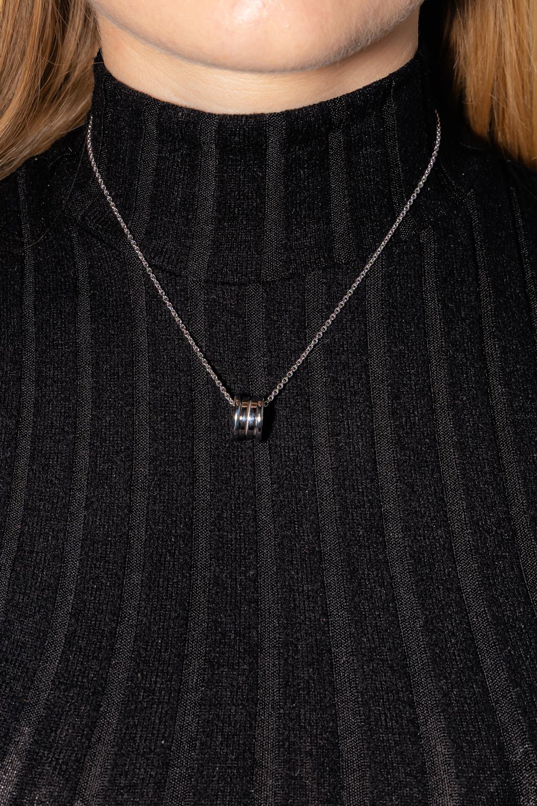 Bulgari Collier B.zéro1 Or blanc