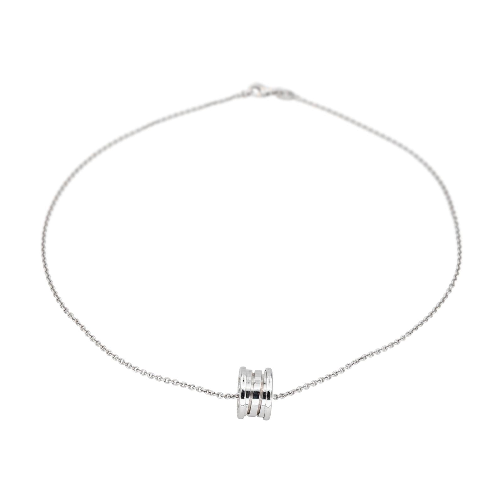 Bulgari Collier B.zéro1 Or blanc