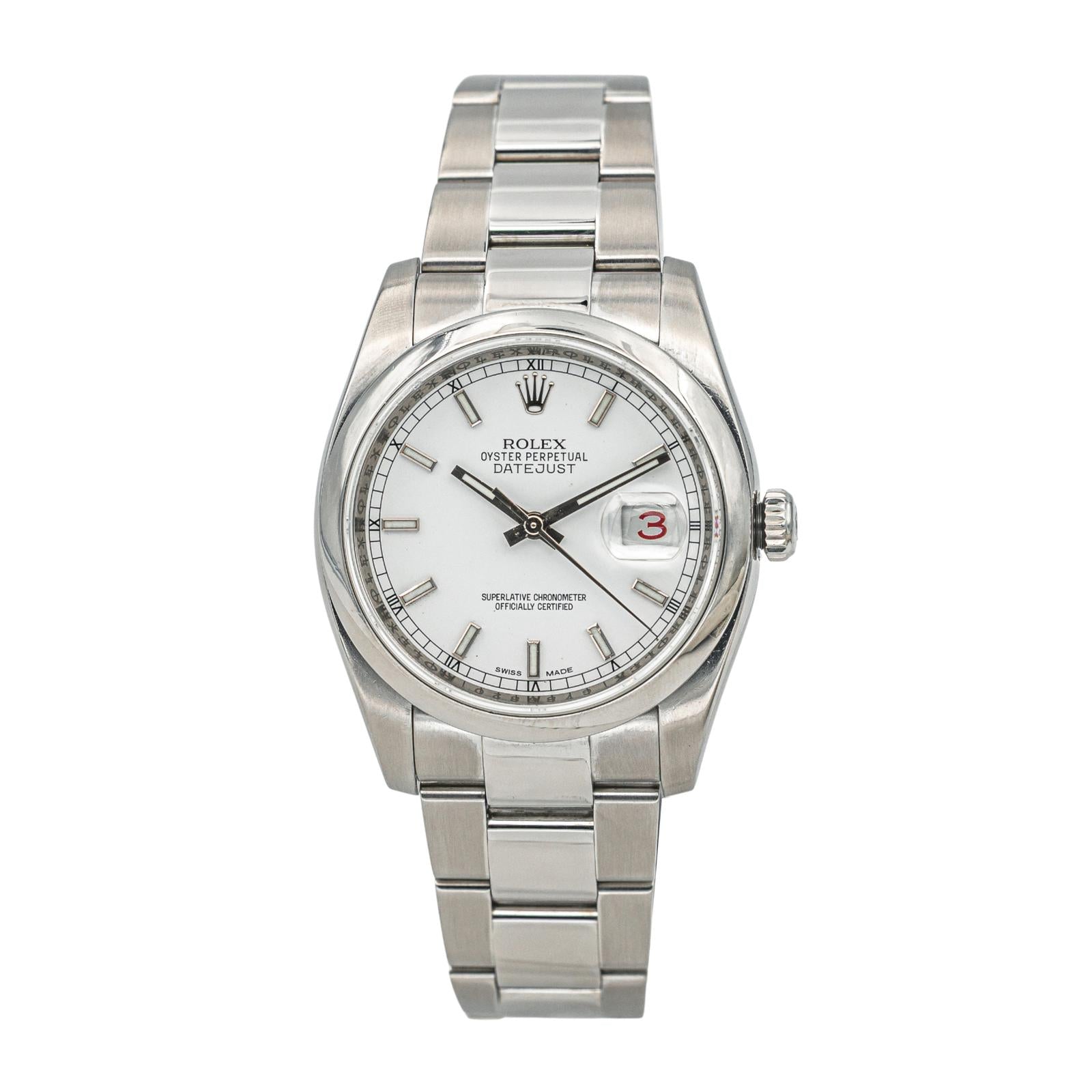 Rolex Montre Datejust Acier