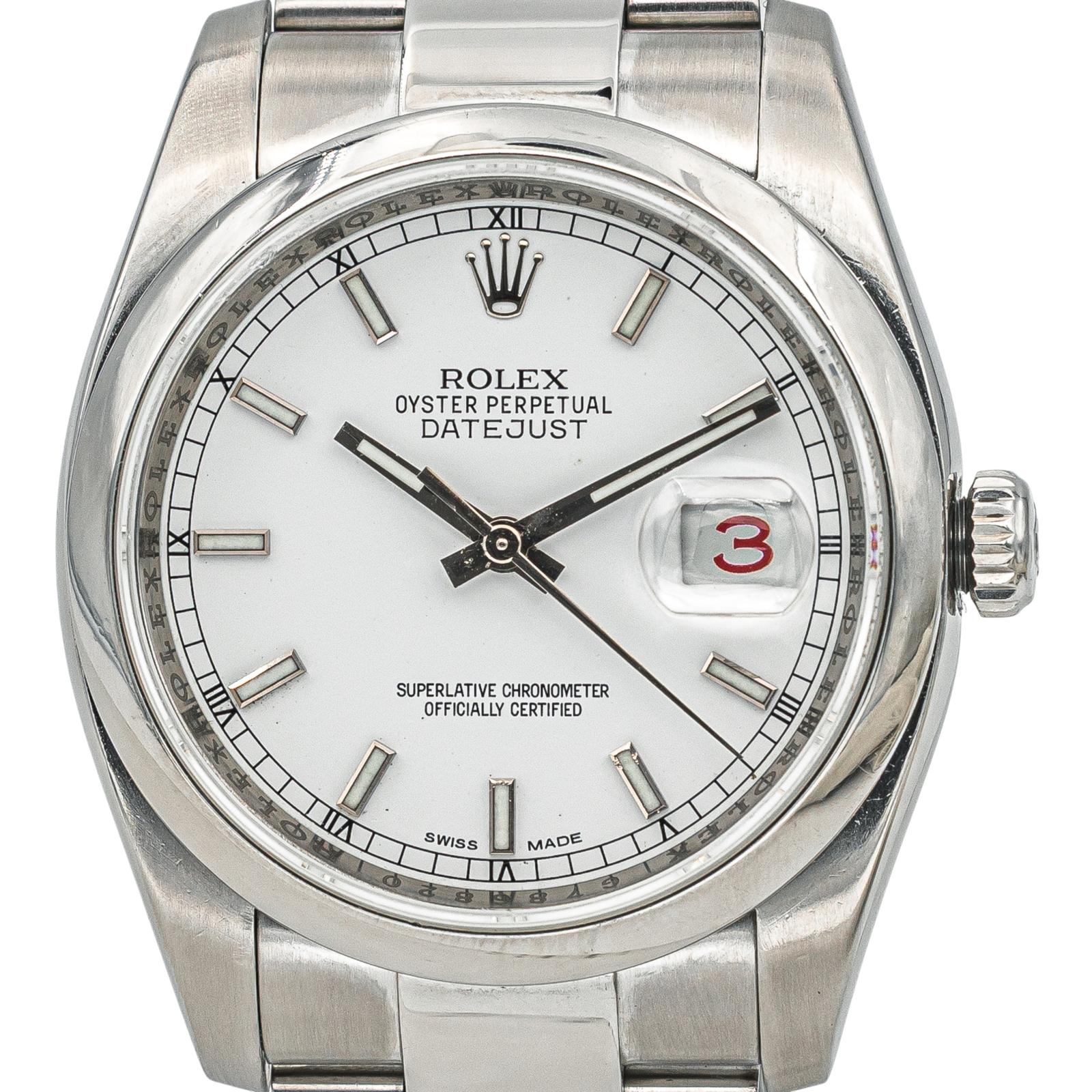 Rolex Montre Datejust Acier