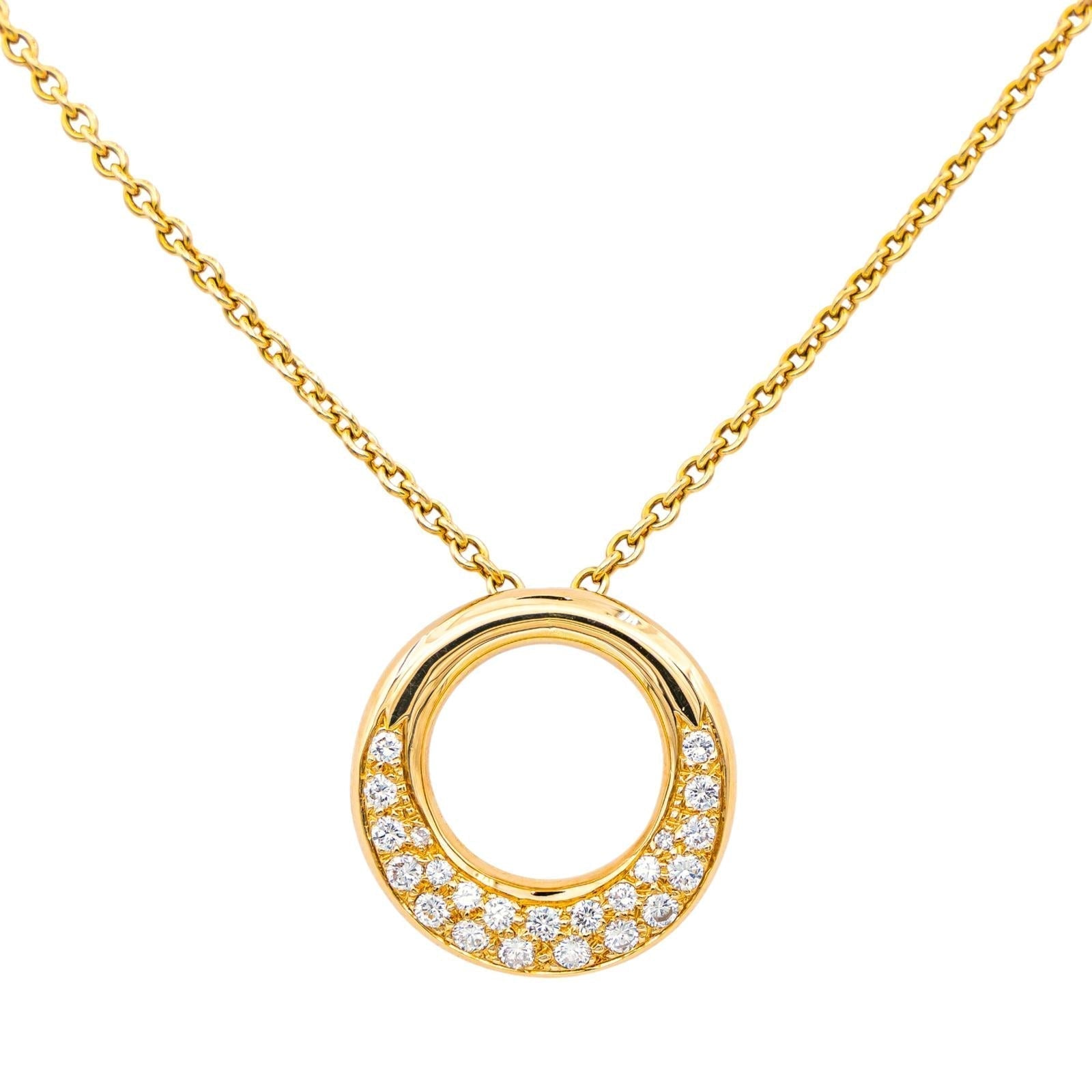 Collier Or jaune Diamant
