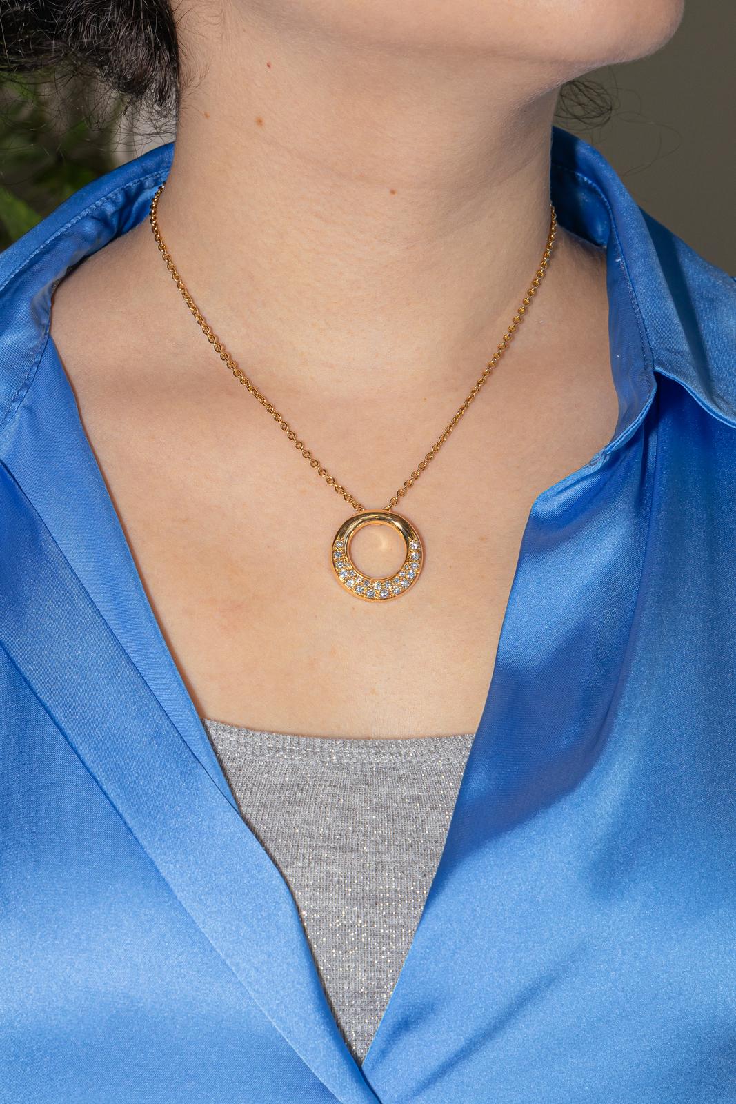 Collier Or jaune Diamant