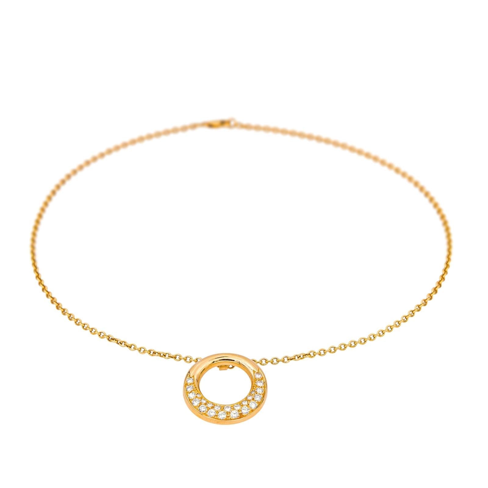 Collier Or jaune Diamant