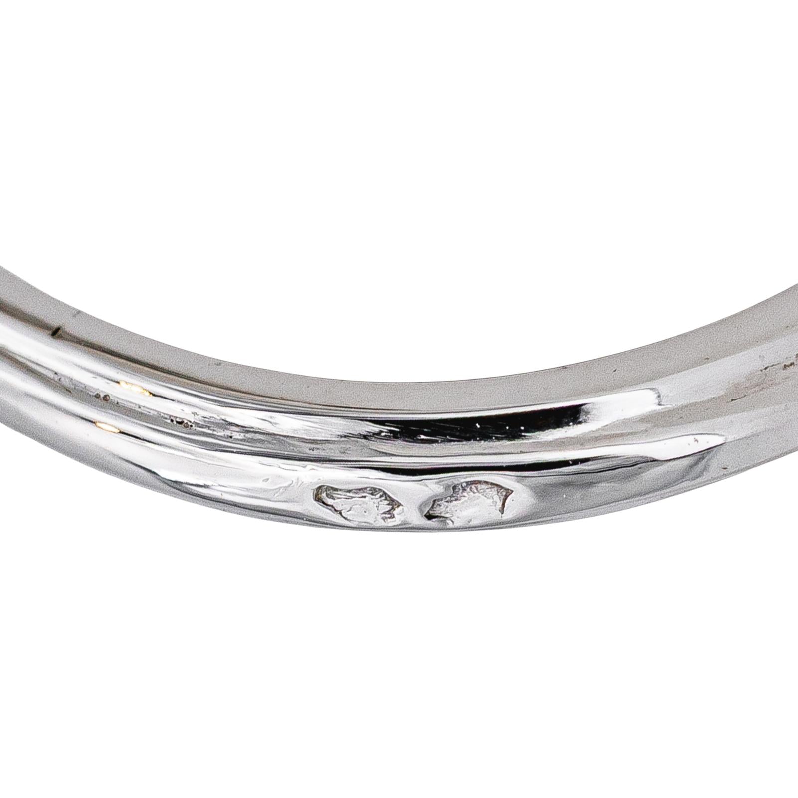 Bague Marquise Or blanc, Platine Diamant