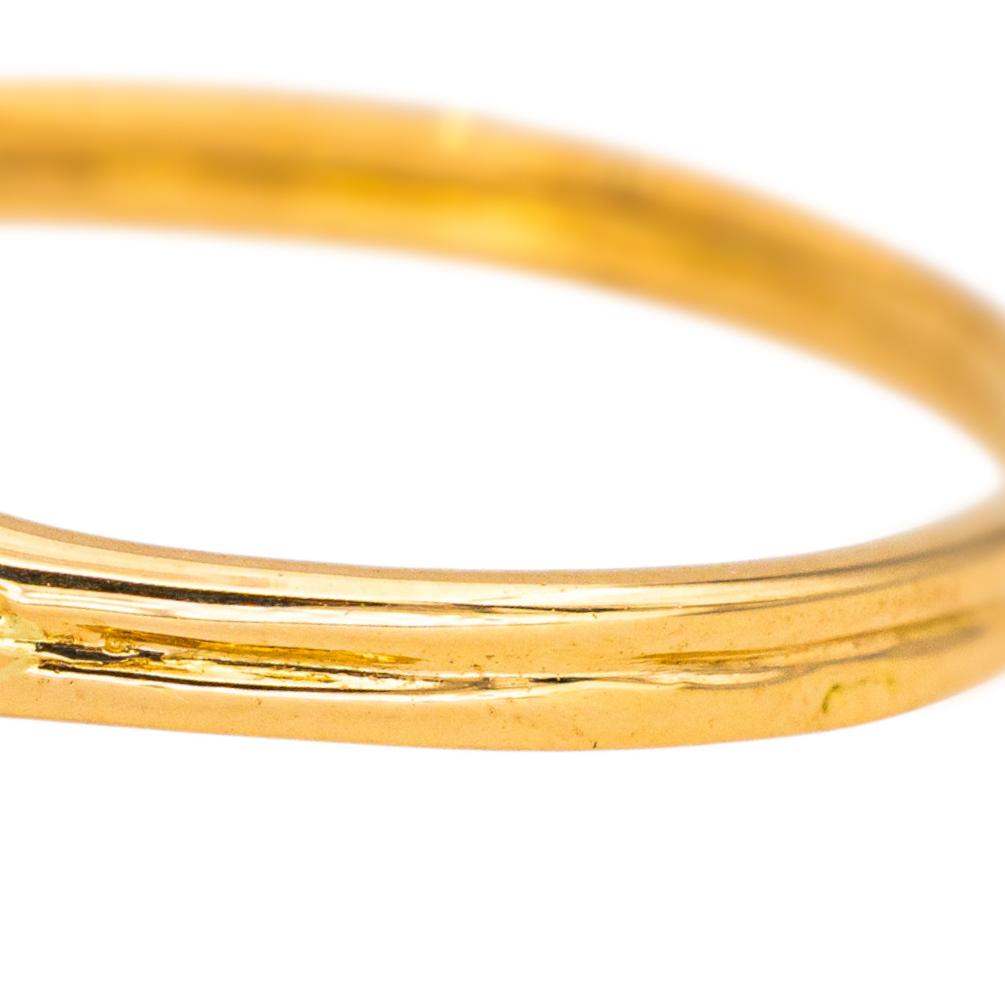 Bague Marguerite Or jaune Saphir, Diamant