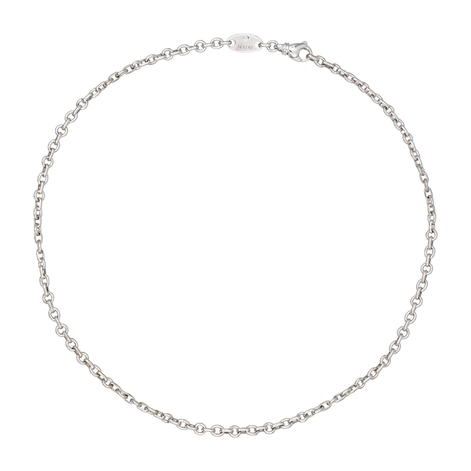 Chaumet Collier Chaîne  Or blanc