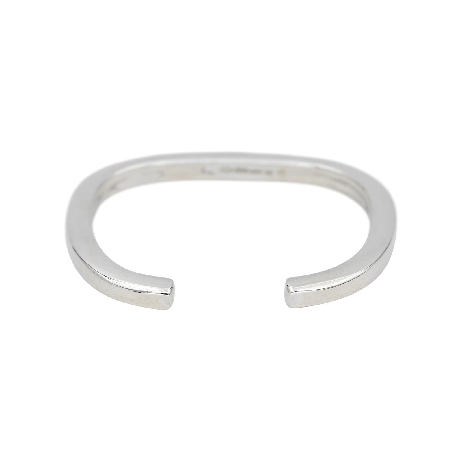 Dinh van Bracelet Jonc Square maillon Argent