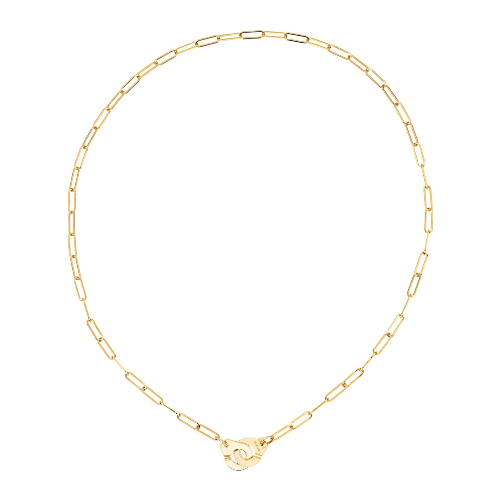 Dinh van Collier Menottes Or jaune