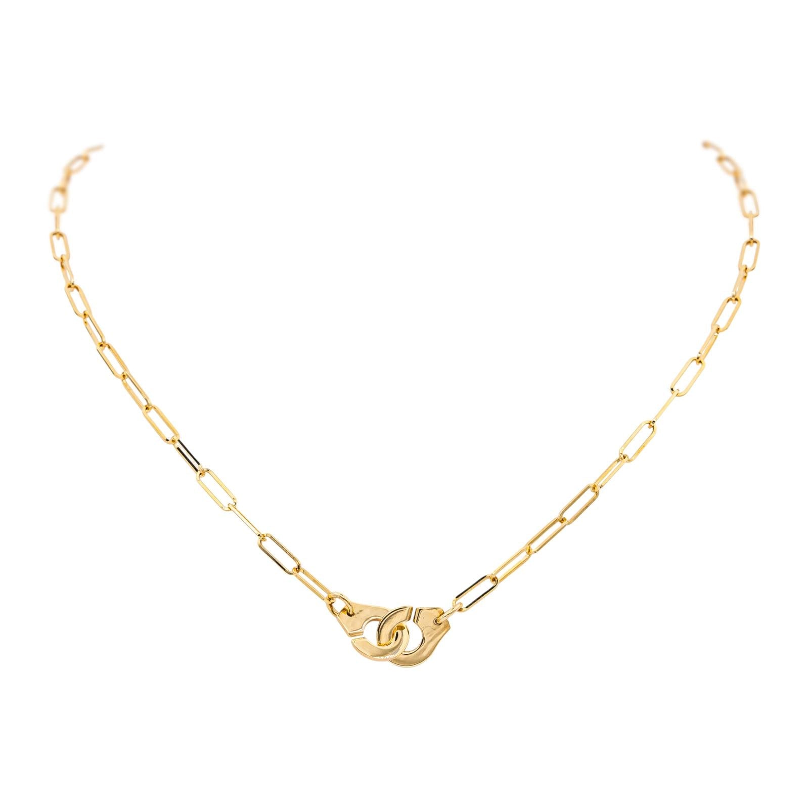 Dinh van Collier Menottes Or jaune