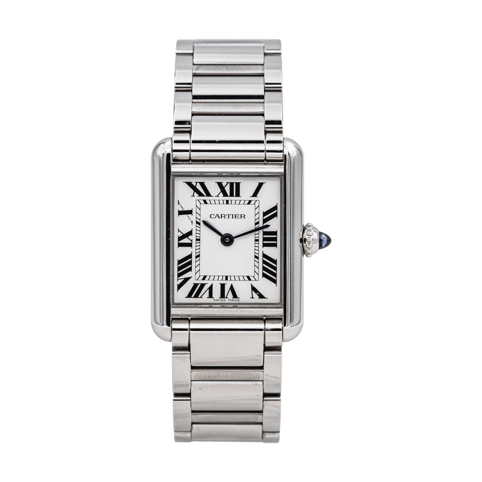 Cartier Montre Tank must Acier Spinelle