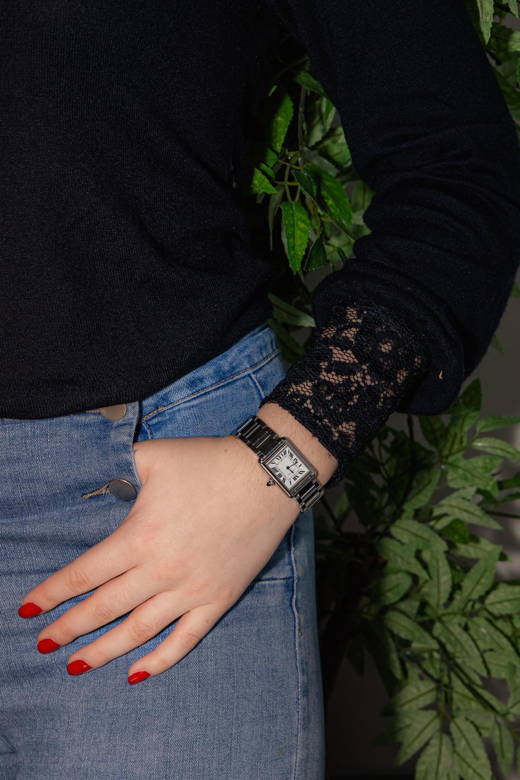 Cartier Montre Tank must Acier Spinelle