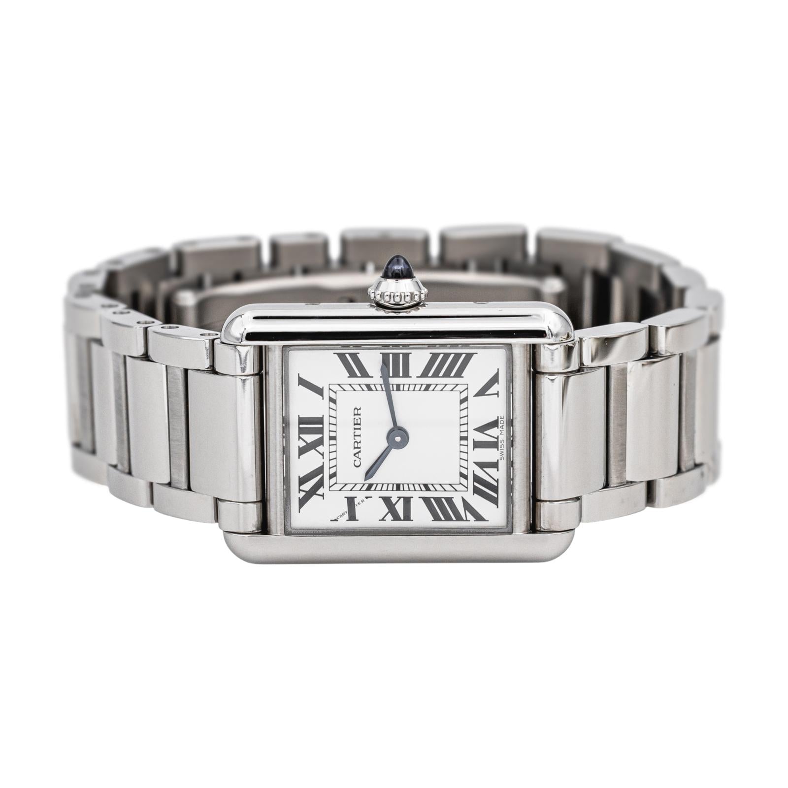 Cartier Montre Tank must Acier Spinelle