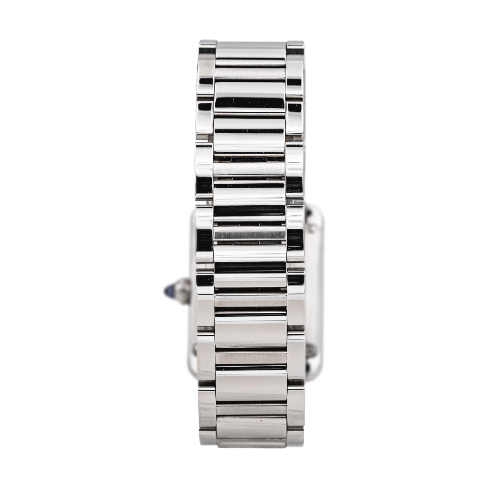 Cartier Montre Tank must Acier Spinelle