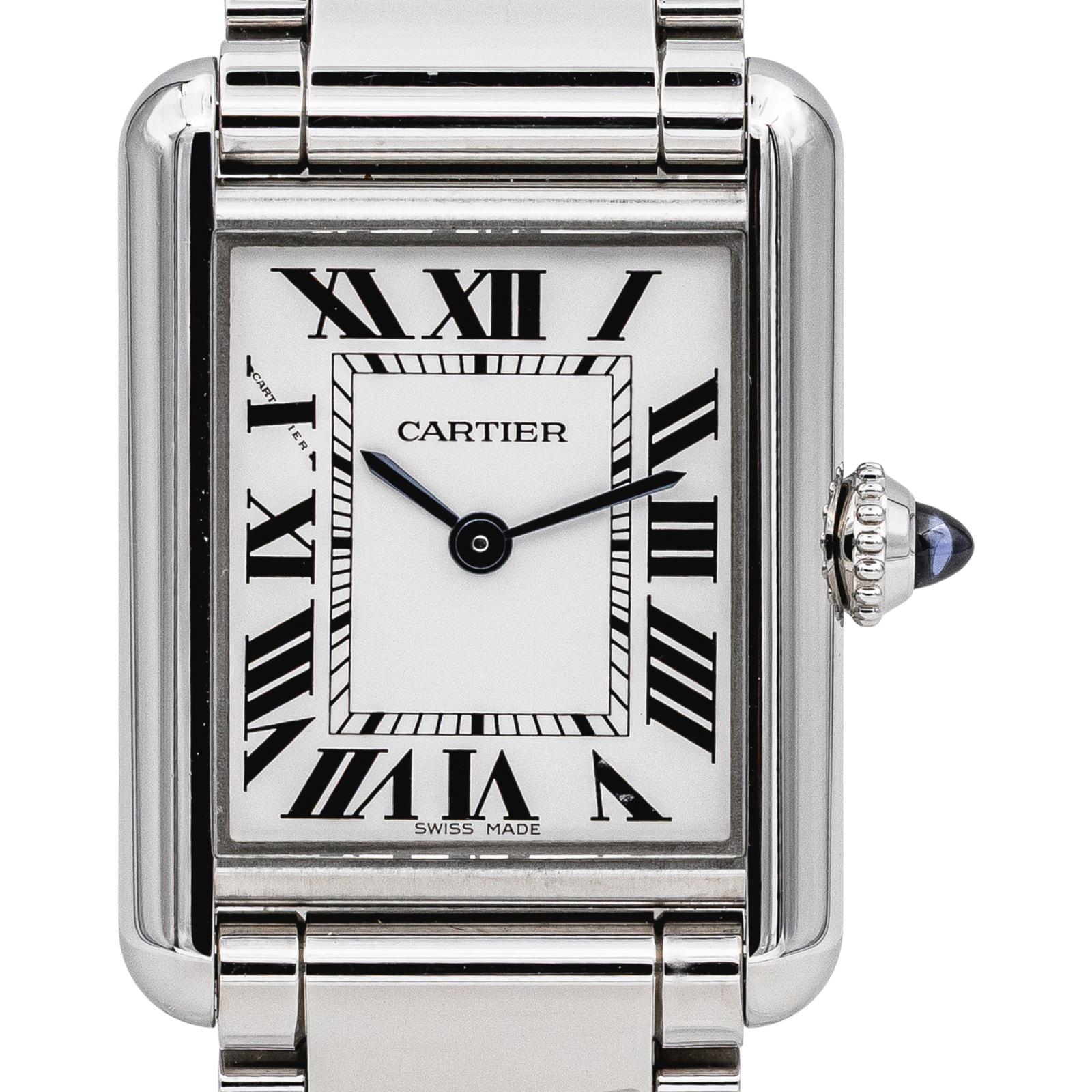 Cartier Montre Tank must Acier Spinelle