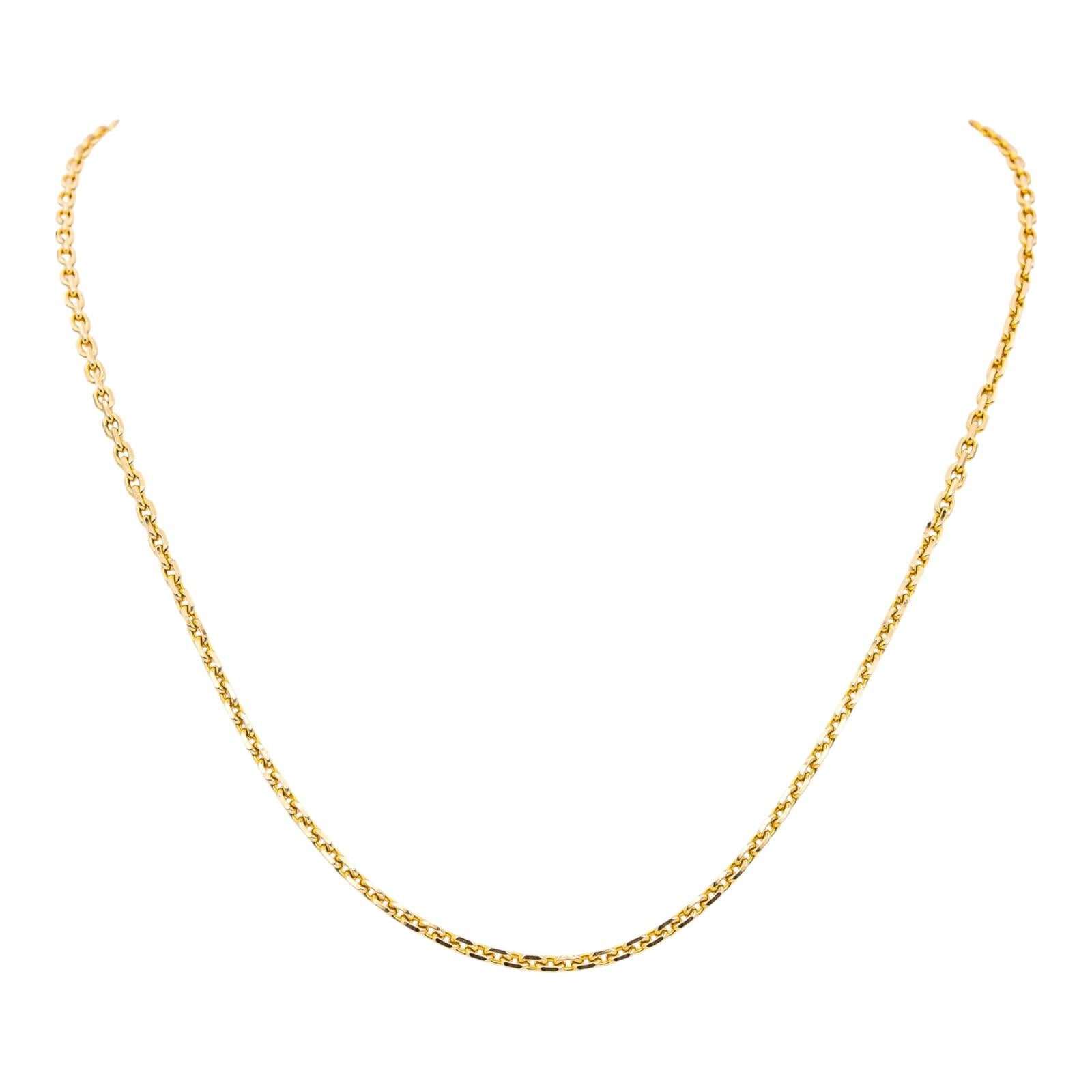 Collier Maille forçat Or jaune