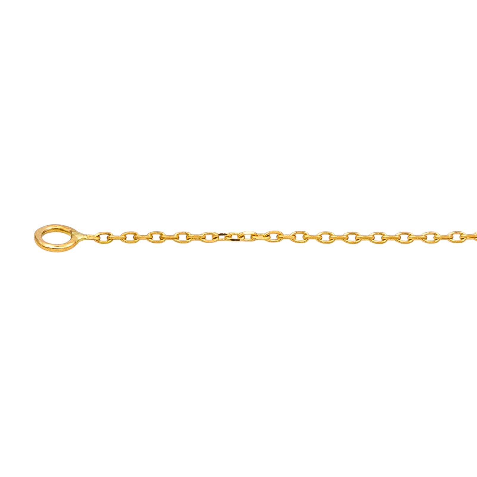 Collier Or jaune Rubis, Diamant