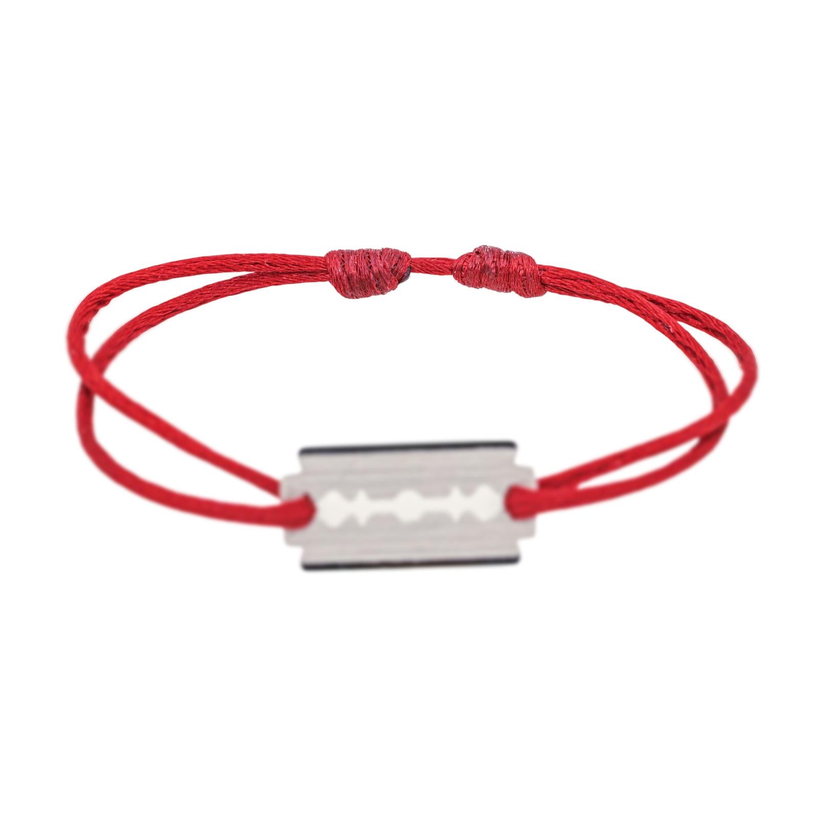 Dinh Van  Bracelet Cordon Lame de Rasoir Or blanc