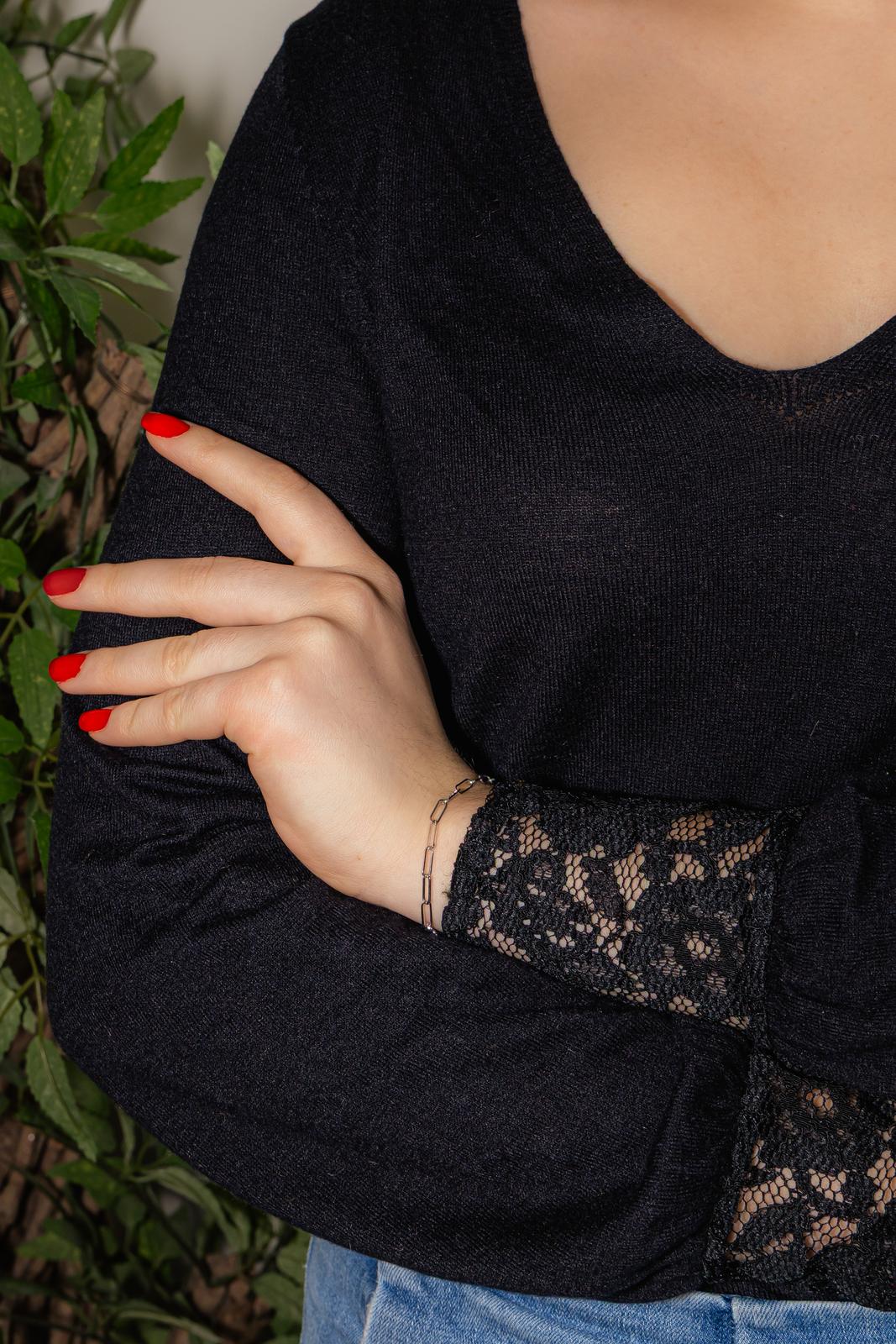 Dinh van Bracelet Maillon Or blanc