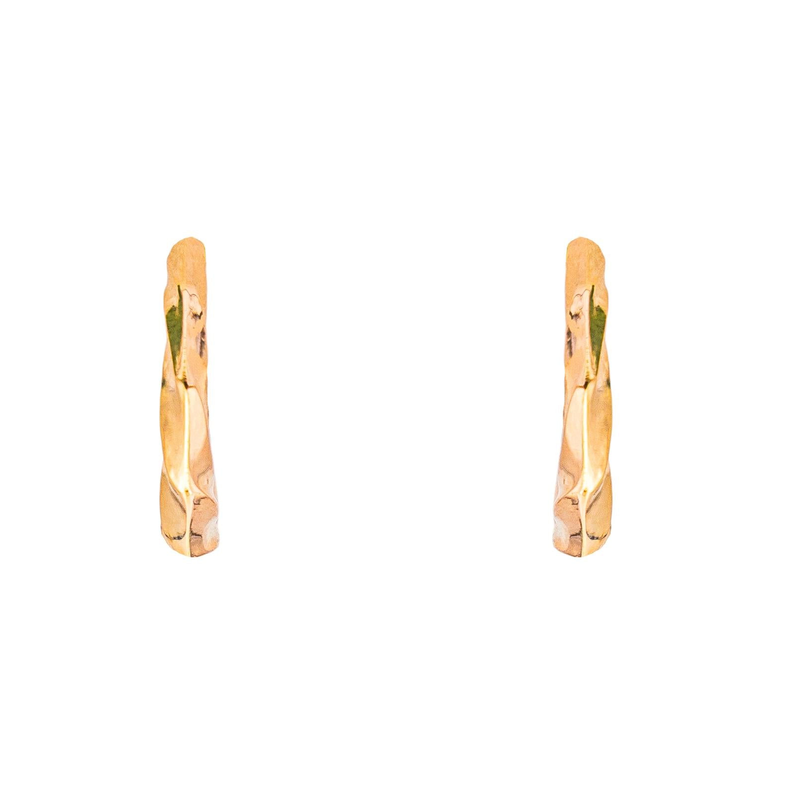 Boucles d'oreilles Créoles Or rose