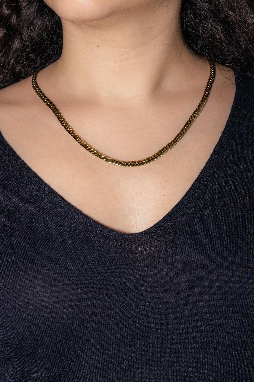 Collier Maille anglaise Or jaune